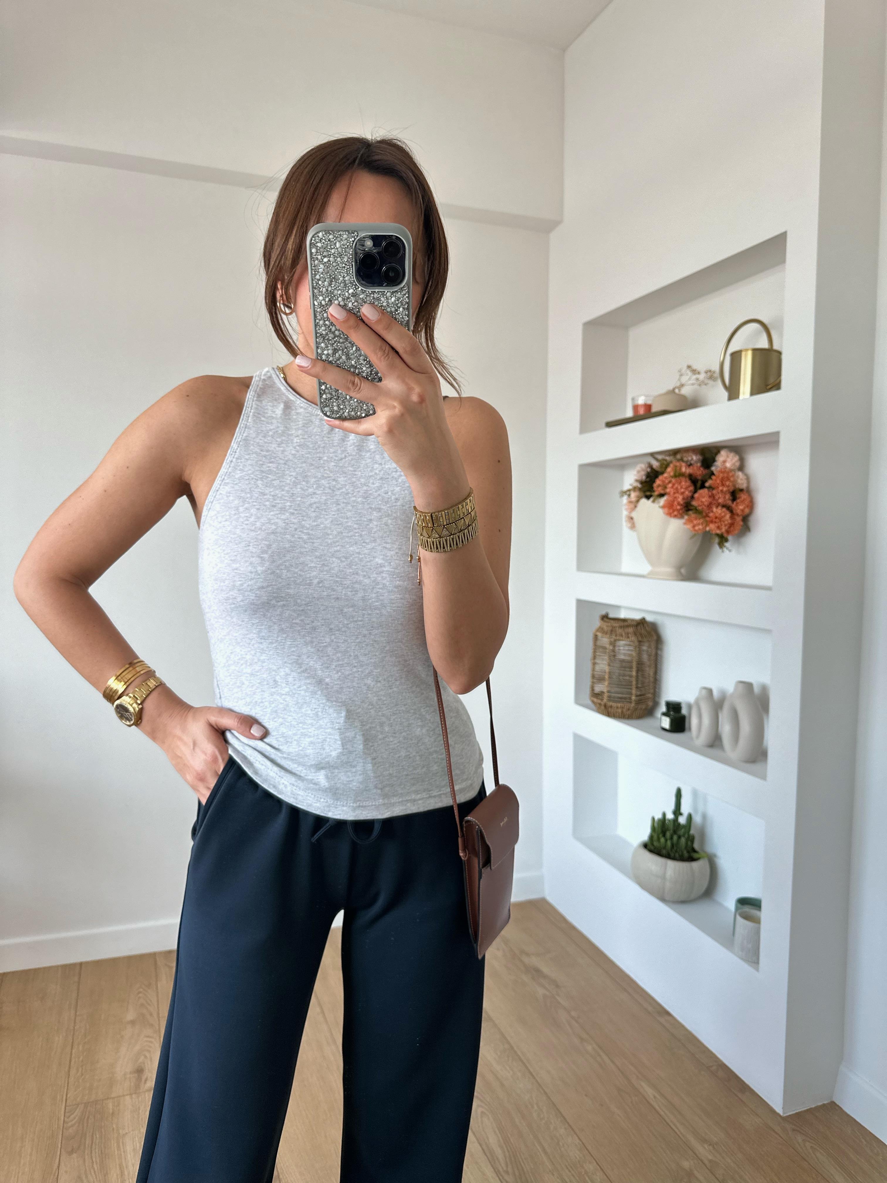 DİLVİN AÇIK GRİ  PREMIUM PAMUKLU ATLET 