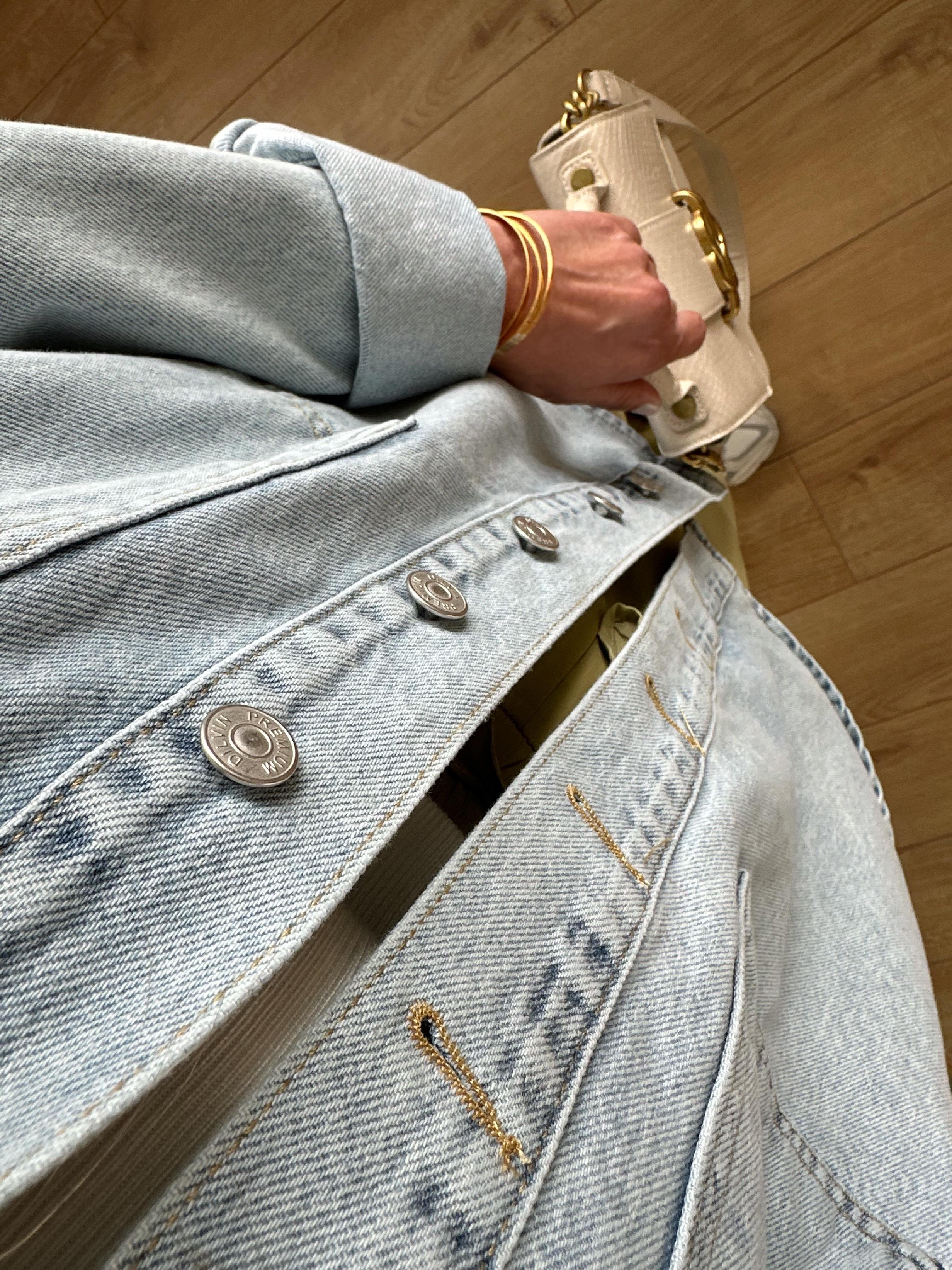 DİLVİN OVERSIZE PREMIUM JEAN CEKET