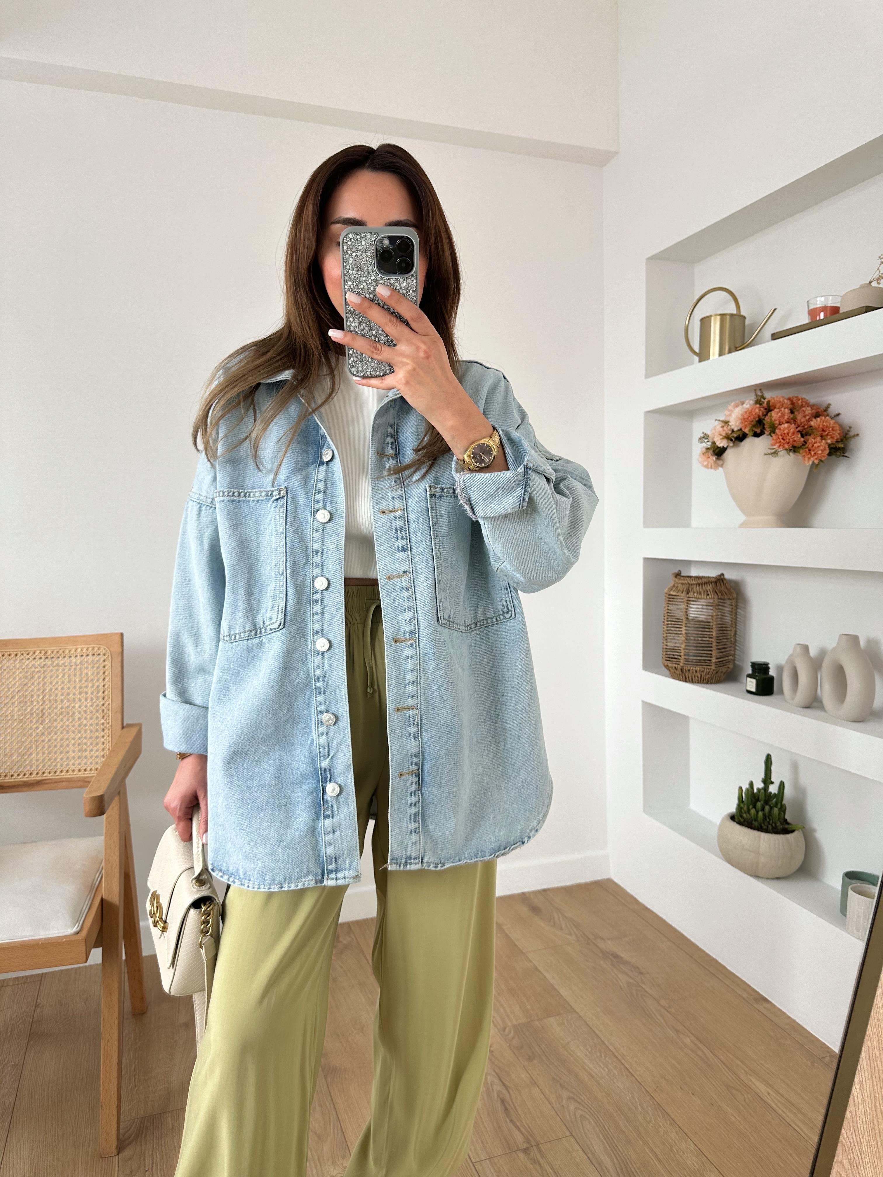 DİLVİN OVERSIZE PREMIUM JEAN CEKET