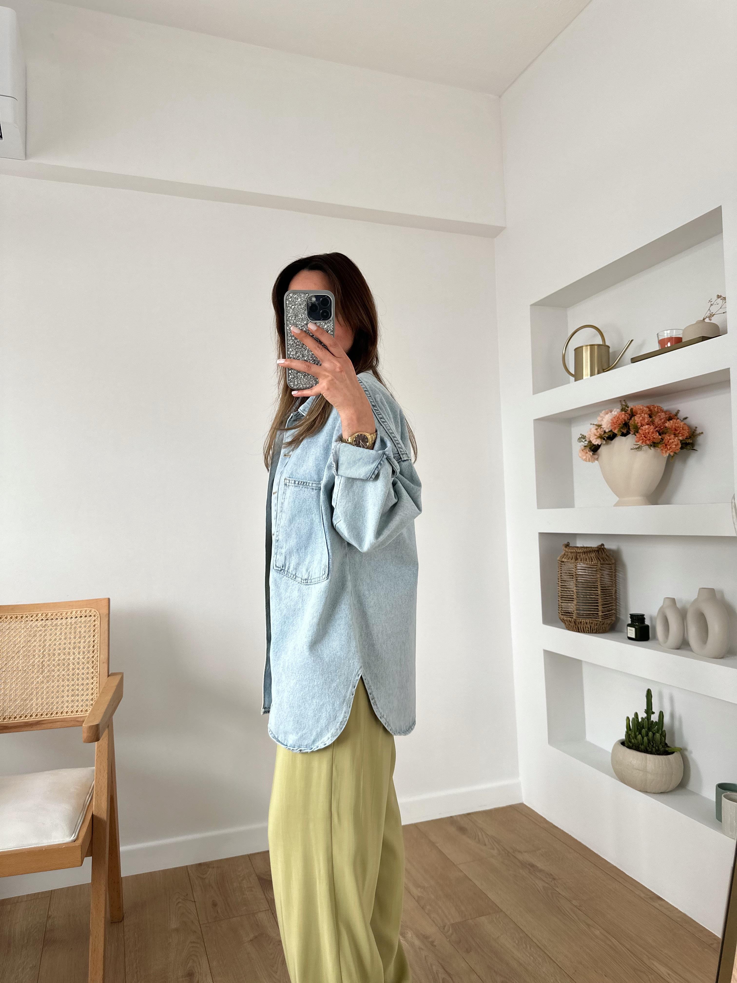 DİLVİN OVERSIZE PREMIUM JEAN CEKET