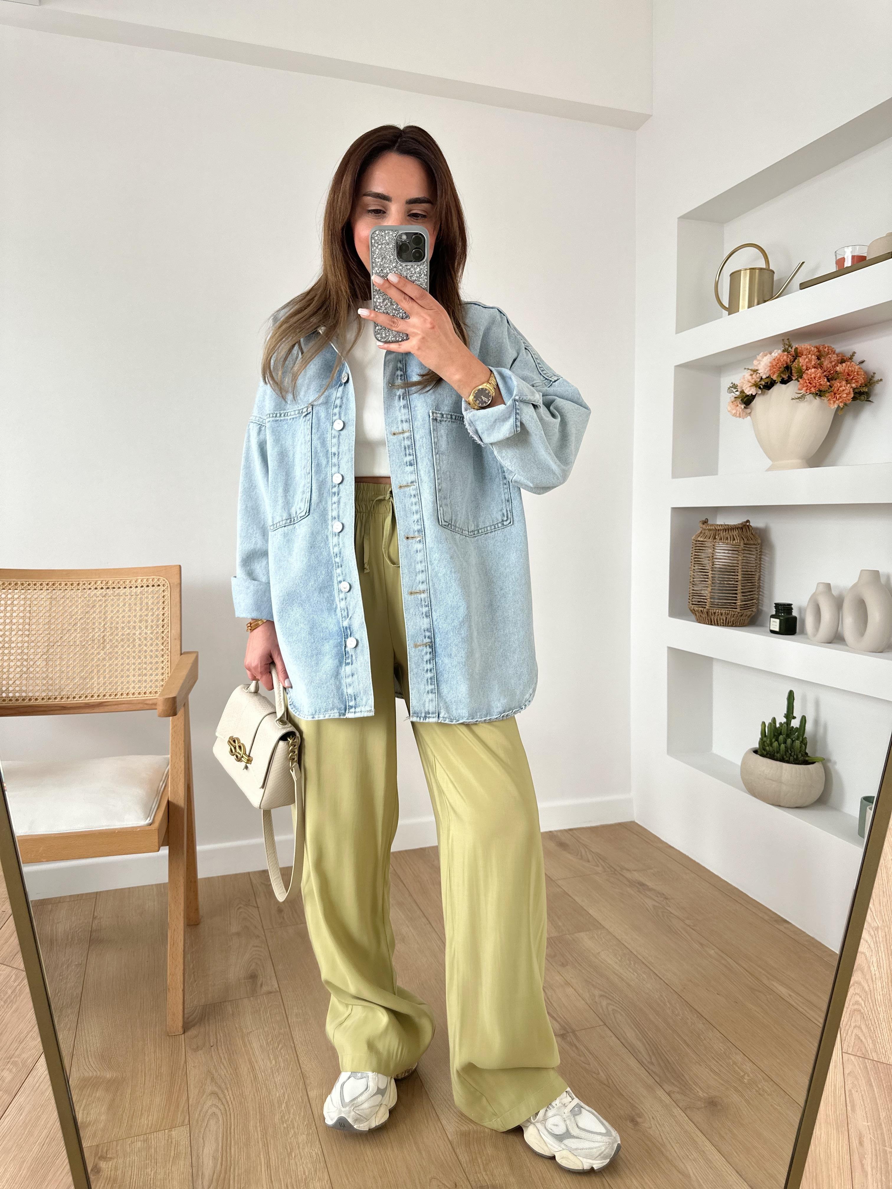 DİLVİN OVERSIZE PREMIUM JEAN CEKET