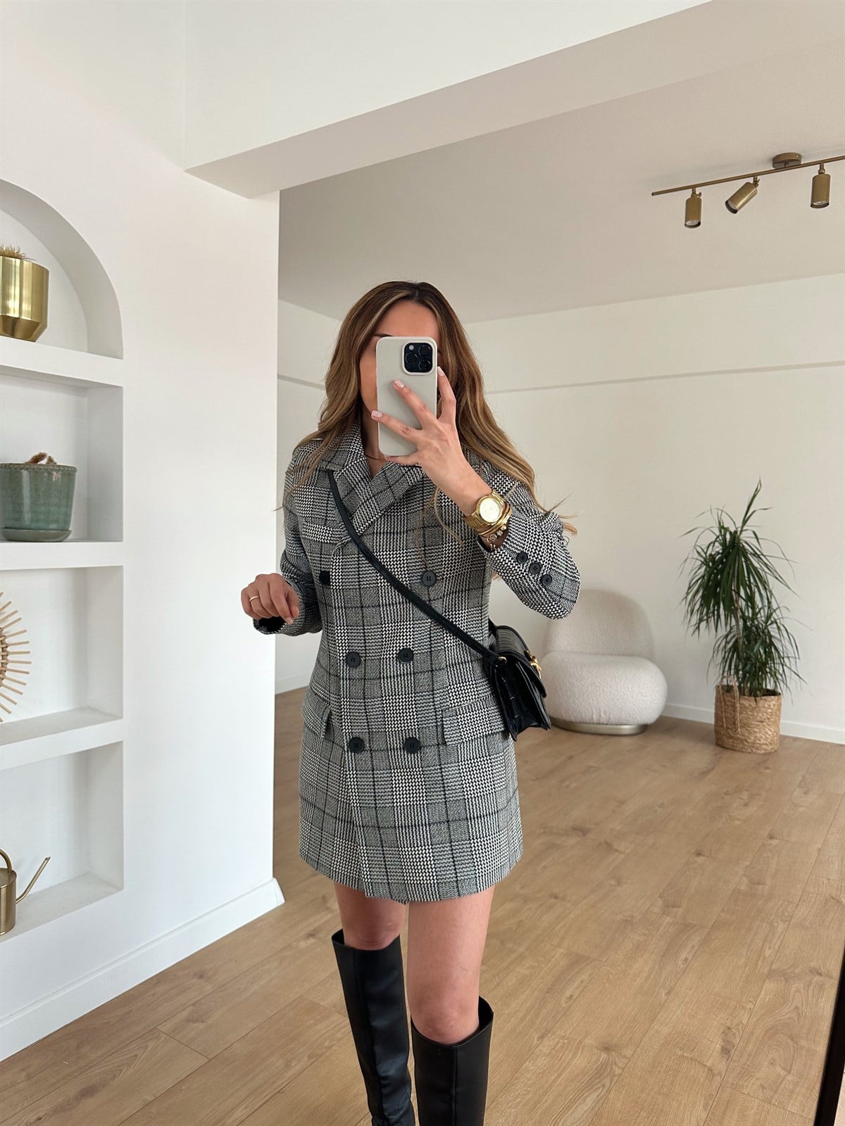 EKOSE ASTARLI BLAZER CEKET