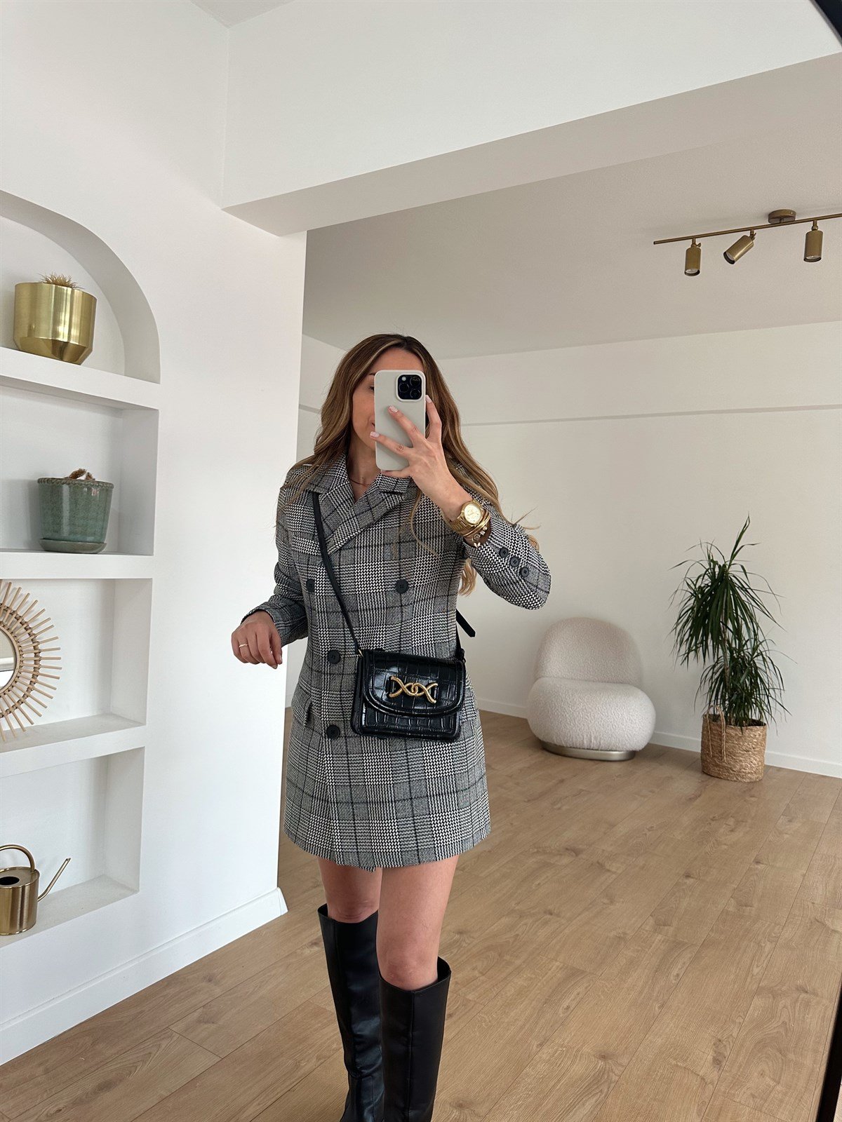 EKOSE ASTARLI BLAZER CEKET