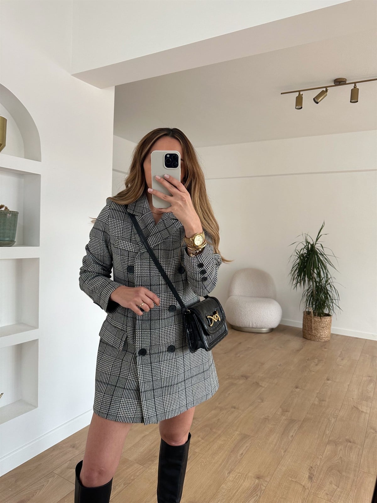 EKOSE ASTARLI BLAZER CEKET