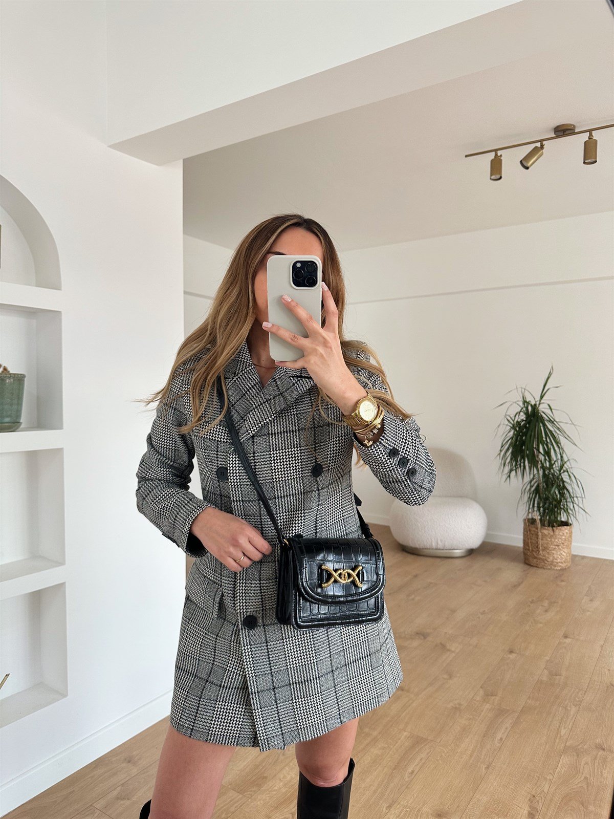 EKOSE ASTARLI BLAZER CEKET