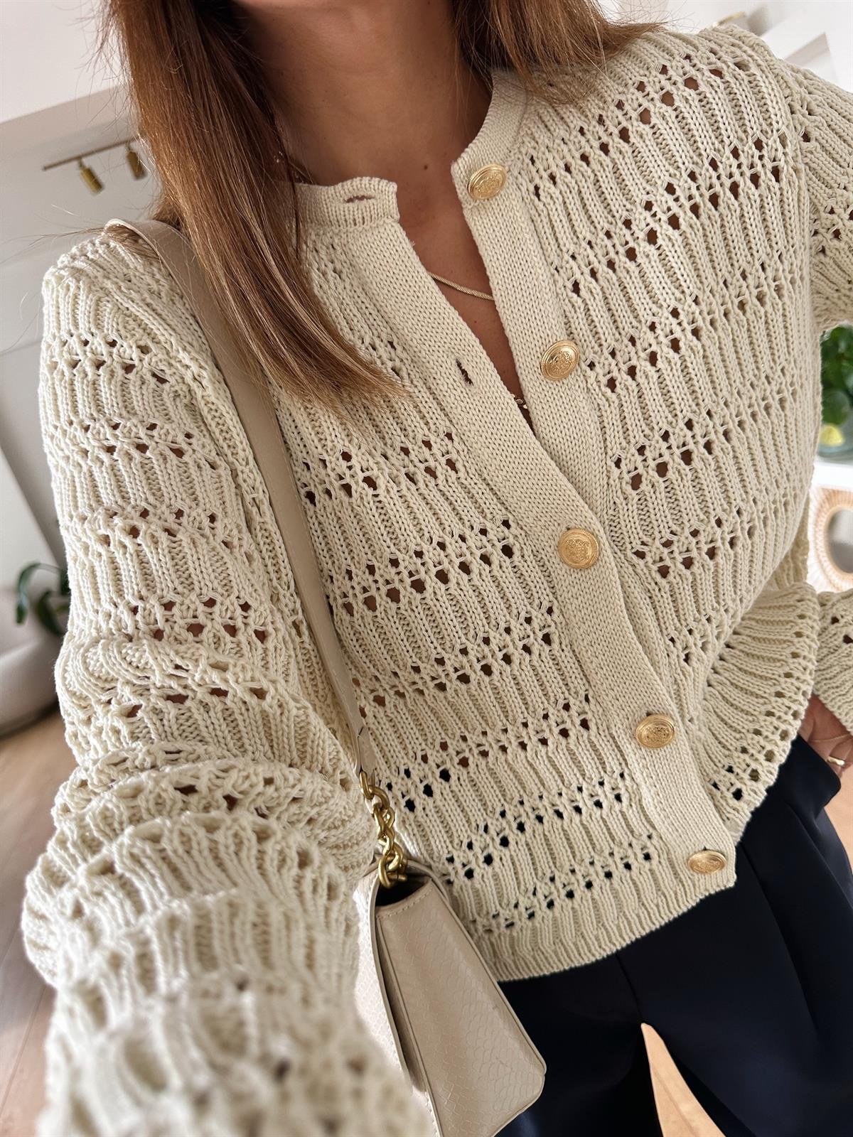 EKRU PREMIUM TRİKO HIRKA 