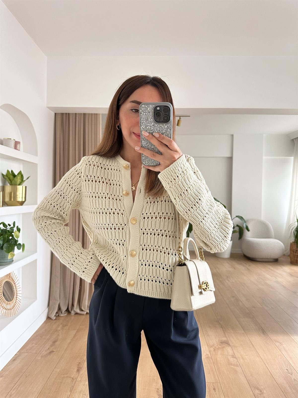 EKRU PREMIUM TRİKO HIRKA 