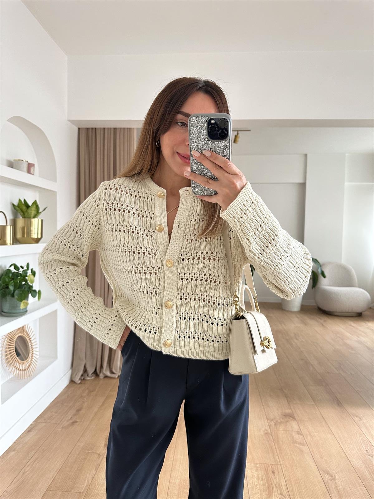 EKRU PREMIUM TRİKO HIRKA 