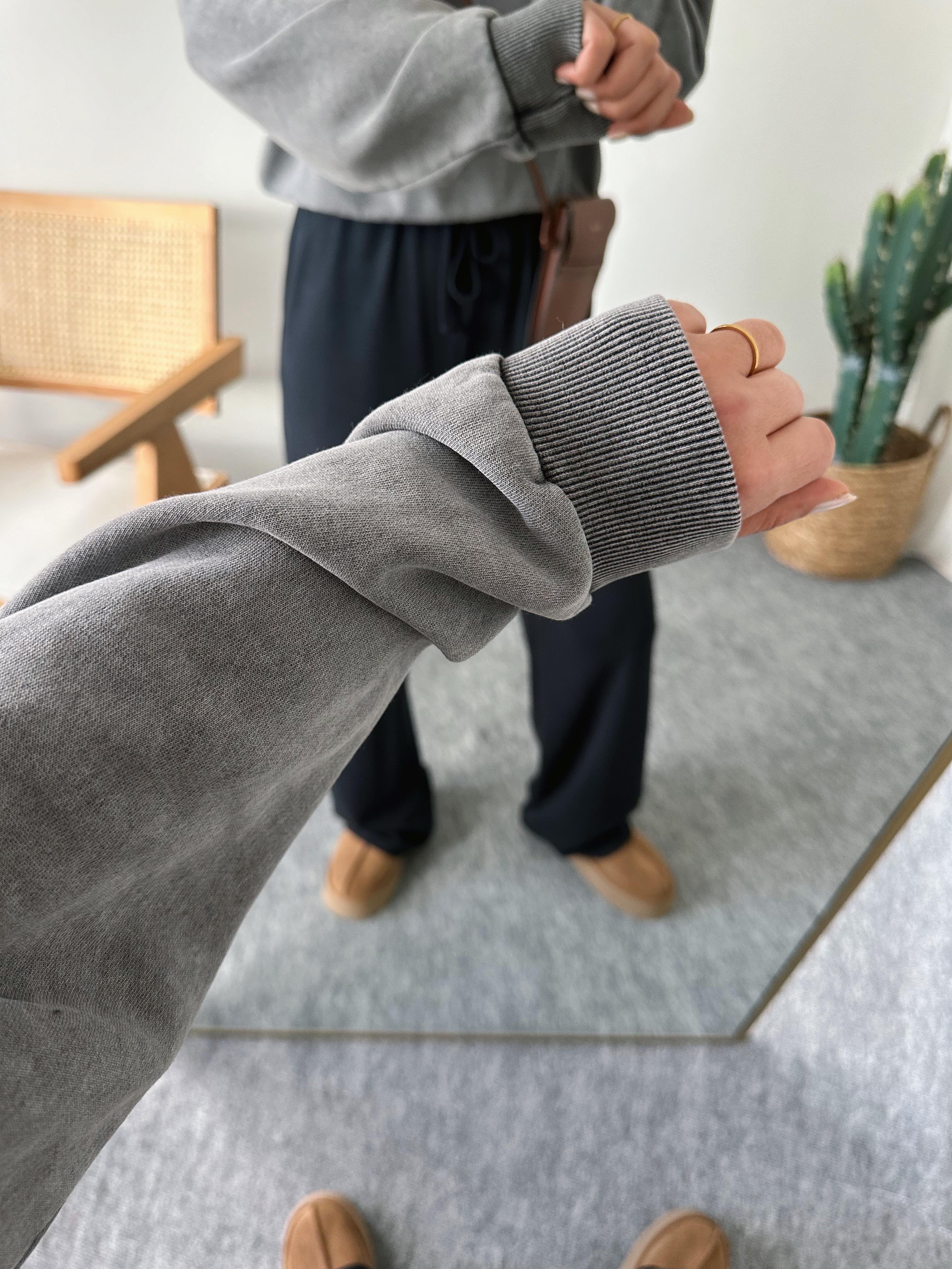 FÜME ASİT YIKAMA PREMIUM SWEAT