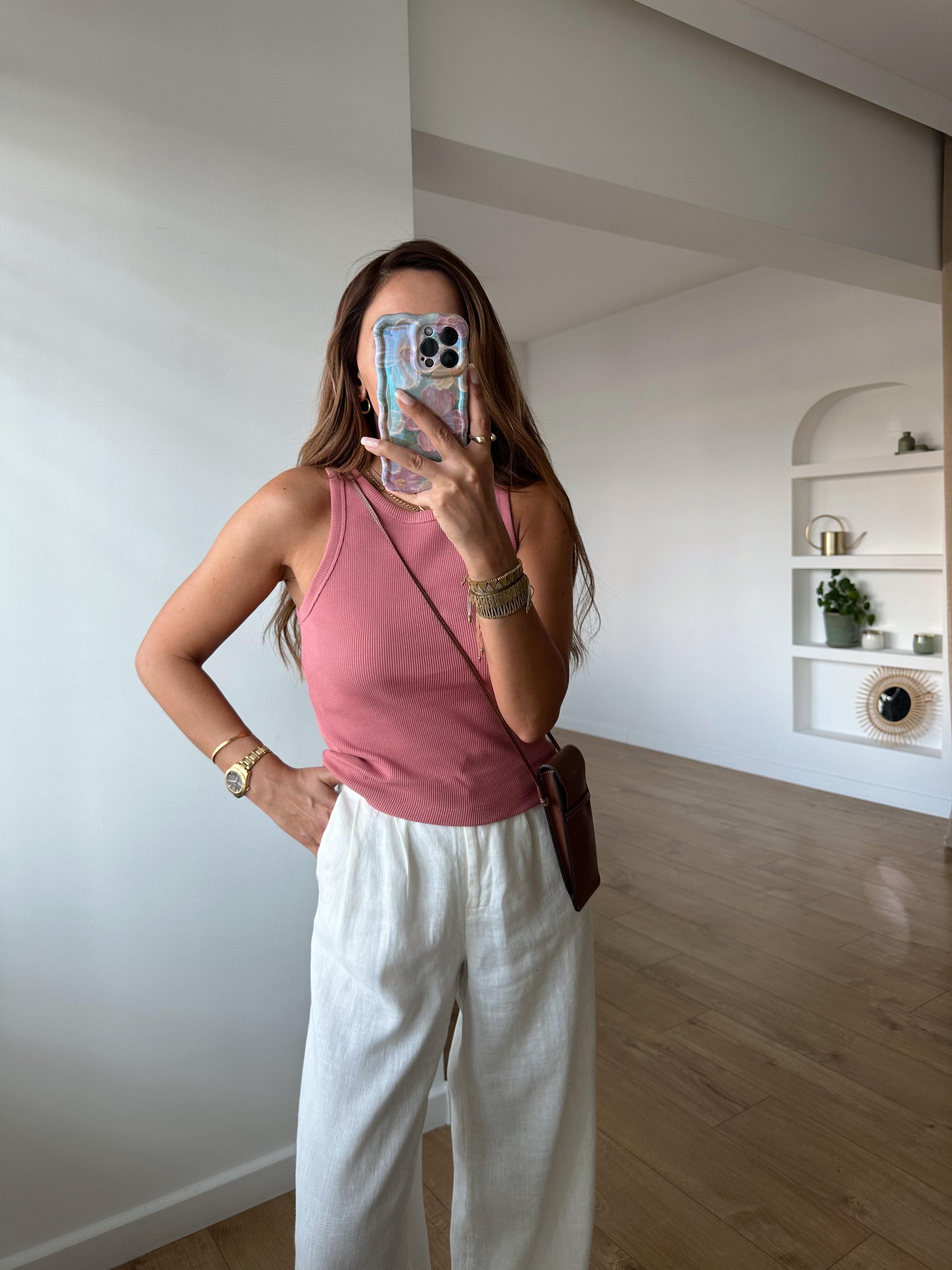 Gül Kurusu %100 Pamuk Atlet