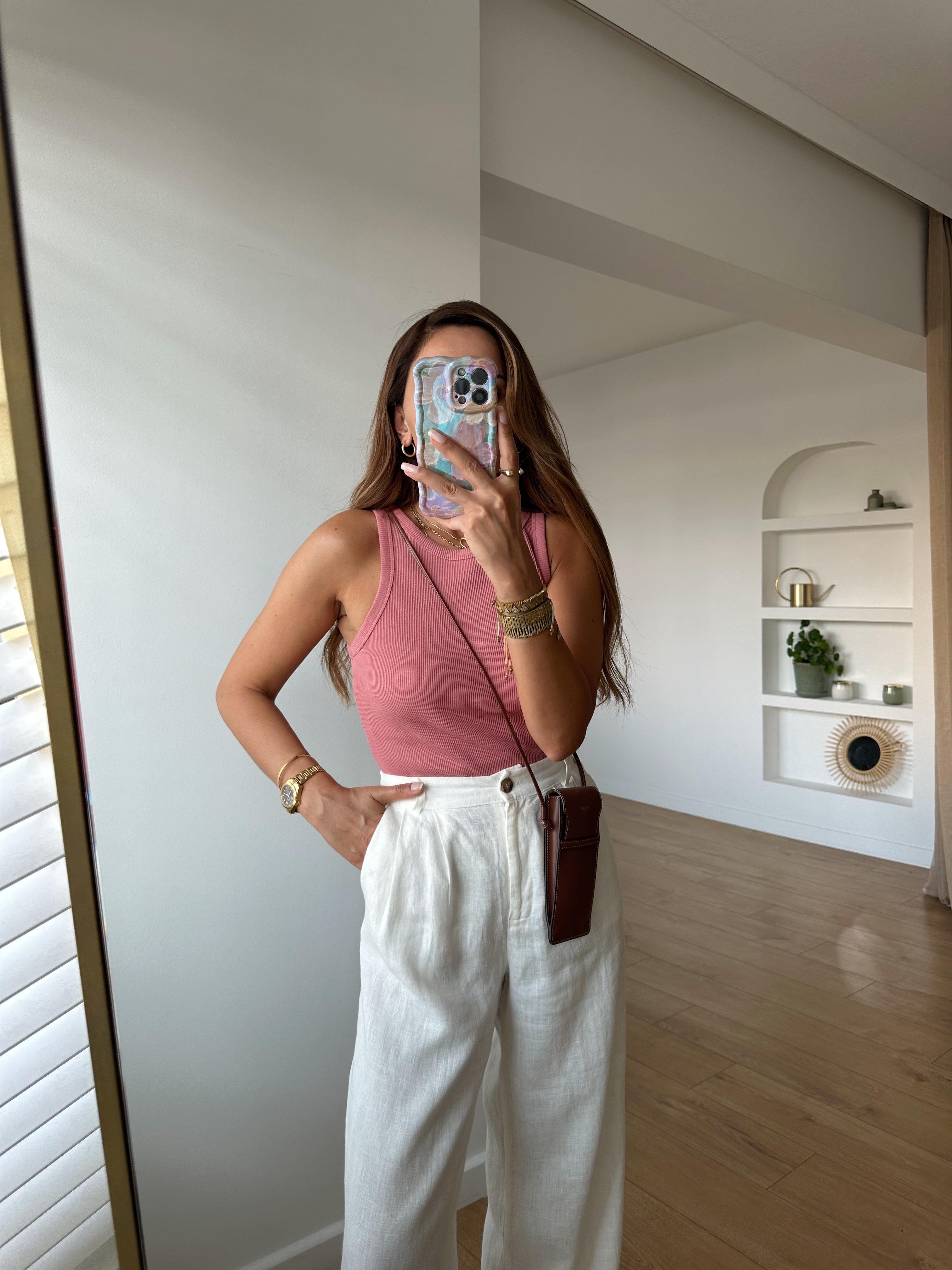 Gül Kurusu %100 Pamuk Atlet