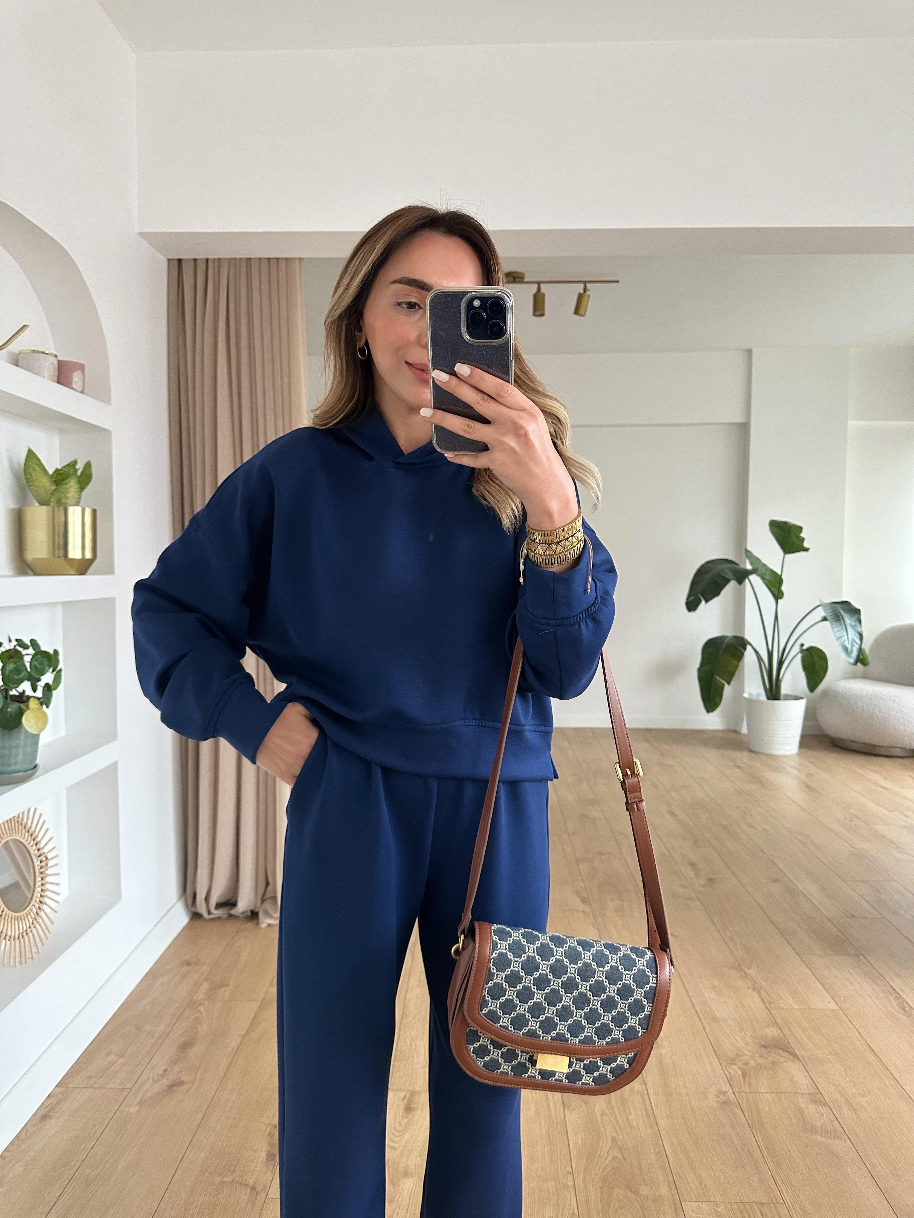 HOLLY İNDİGO KAPÜŞONLU MODAL TAKIM