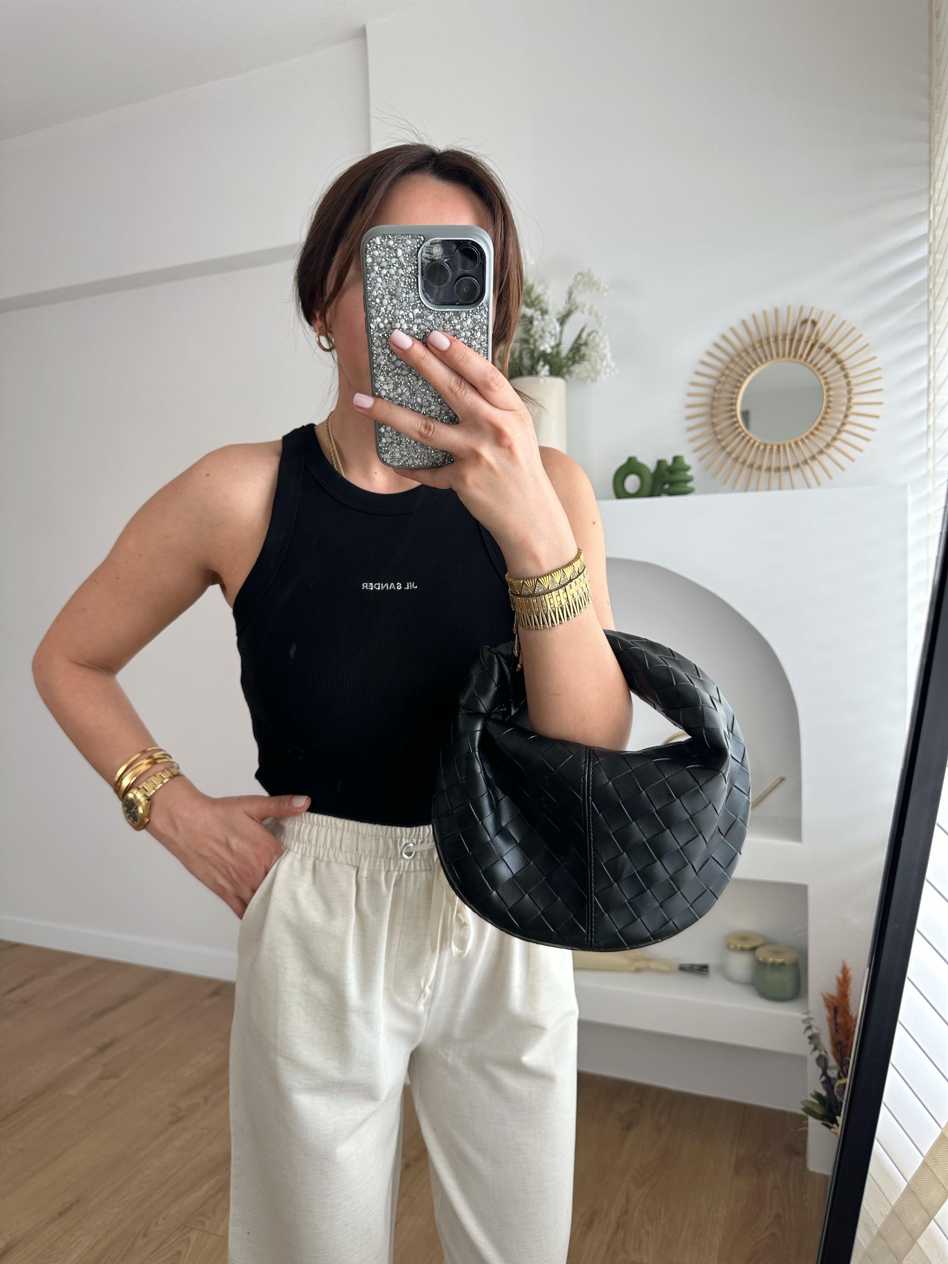 JIL SANDER SİYAH FİTİLLİ PREMİUM ATLET