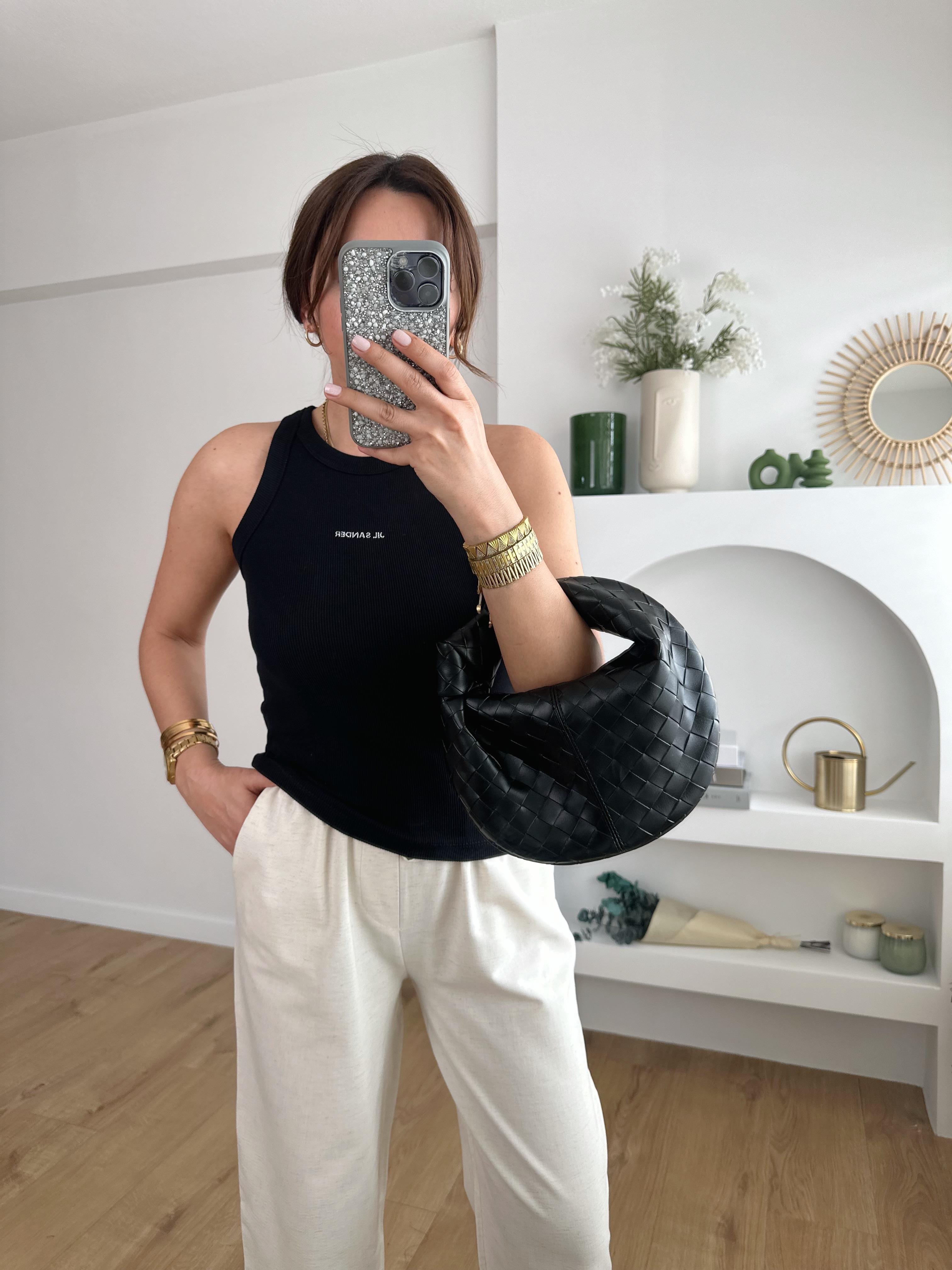 JIL SANDER SİYAH FİTİLLİ PREMİUM ATLET