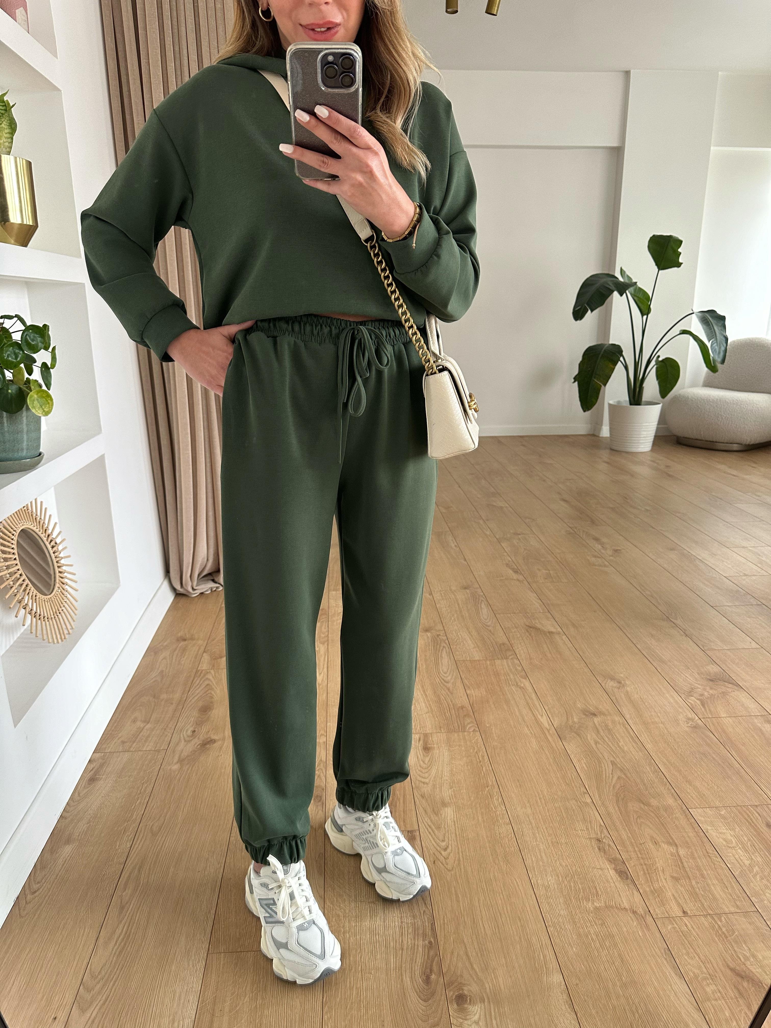 KARL OLIVE KAPÜŞONLU MODAL TAKIM