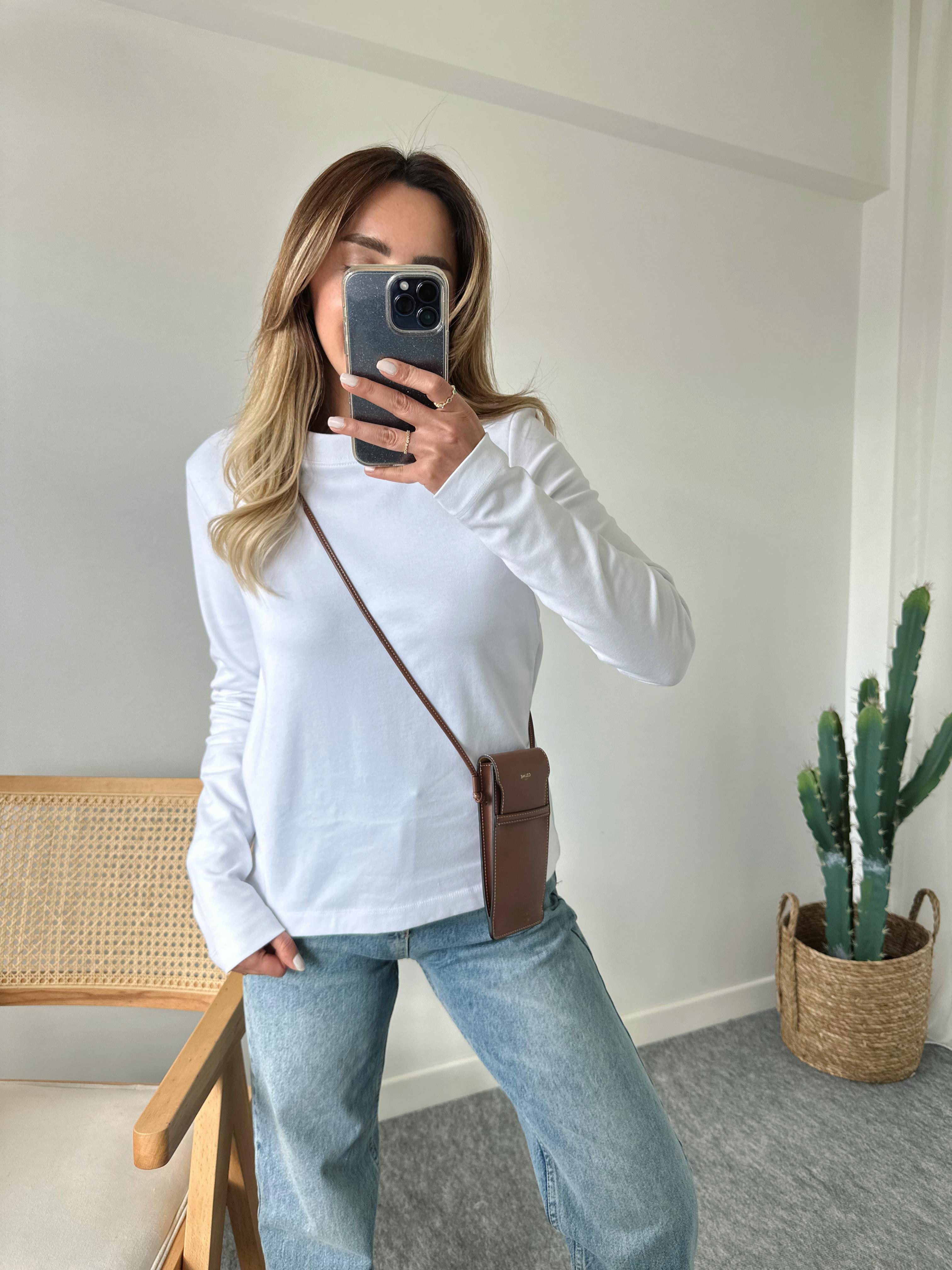 KAROL BEYAZ %100 PAMUK SWEAT