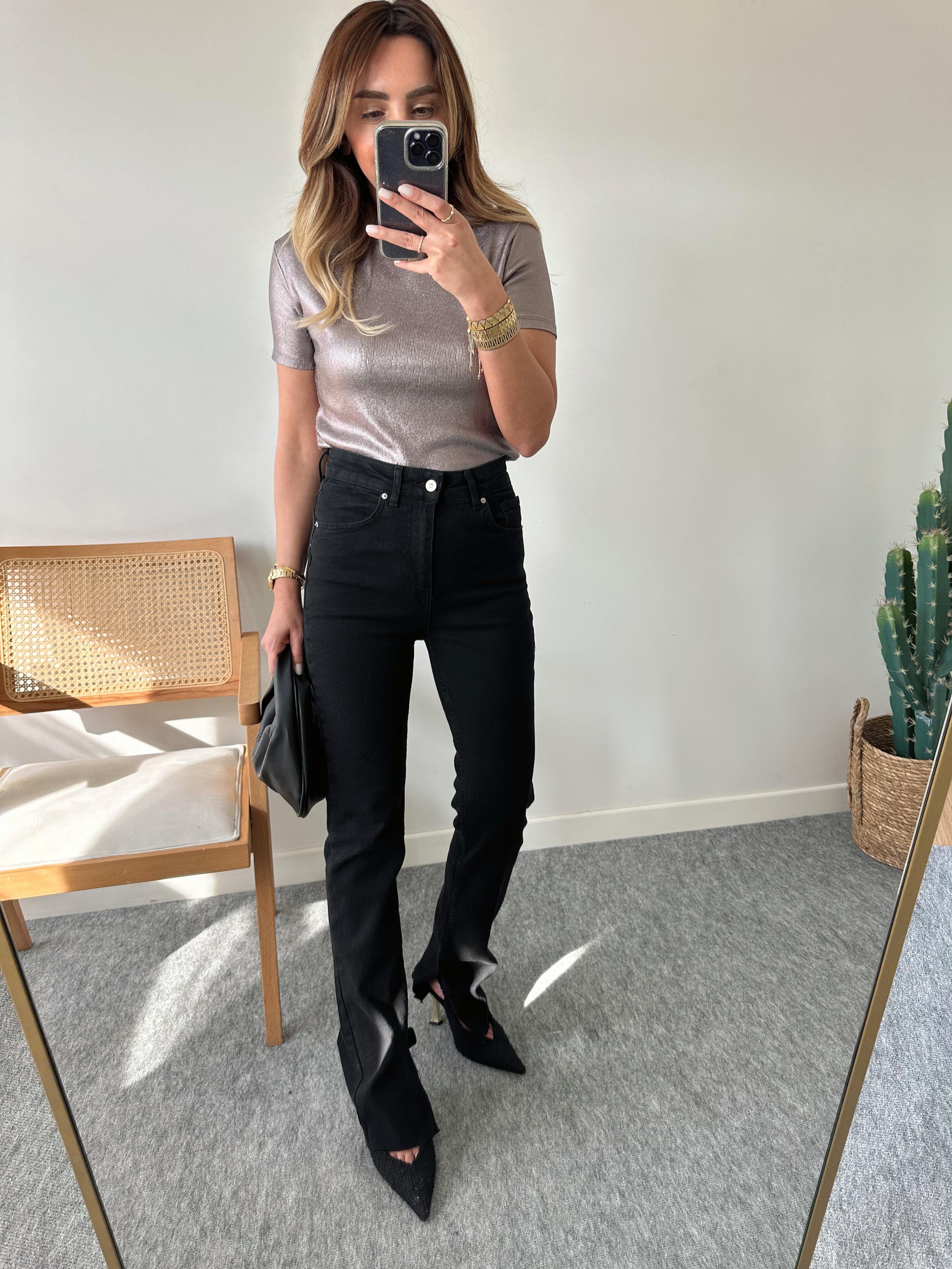 KAROL ROSE SEDEFLİ BLUZ