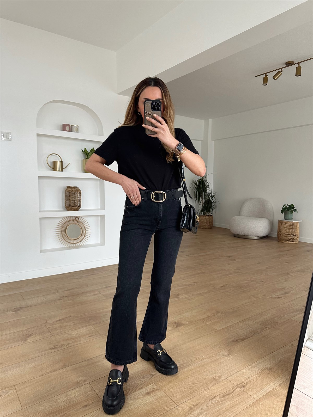 KOYU FÜME FLARE JEAN