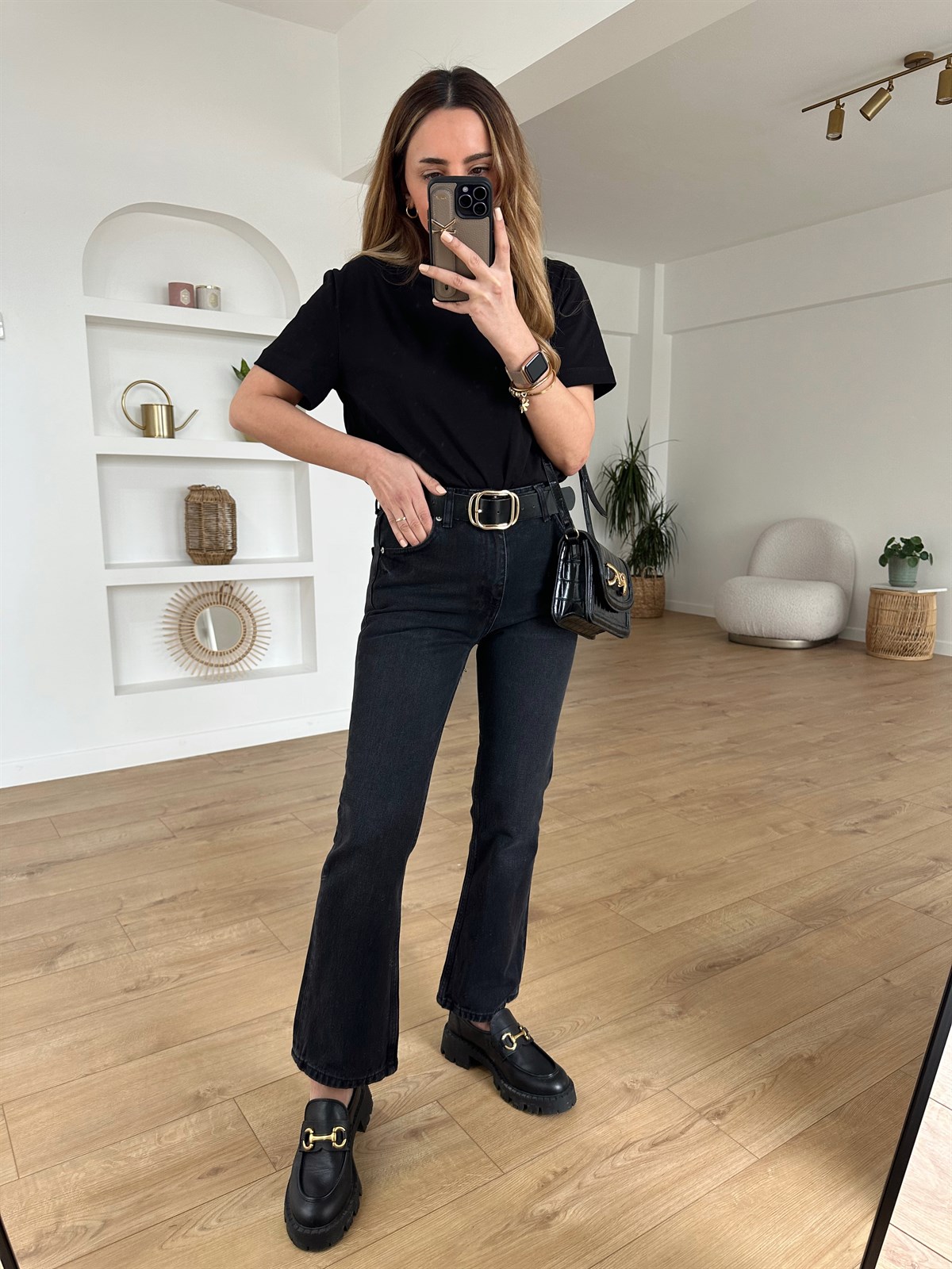 KOYU FÜME FLARE JEAN