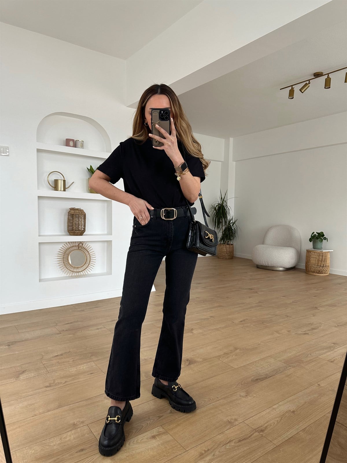 KOYU FÜME FLARE JEAN