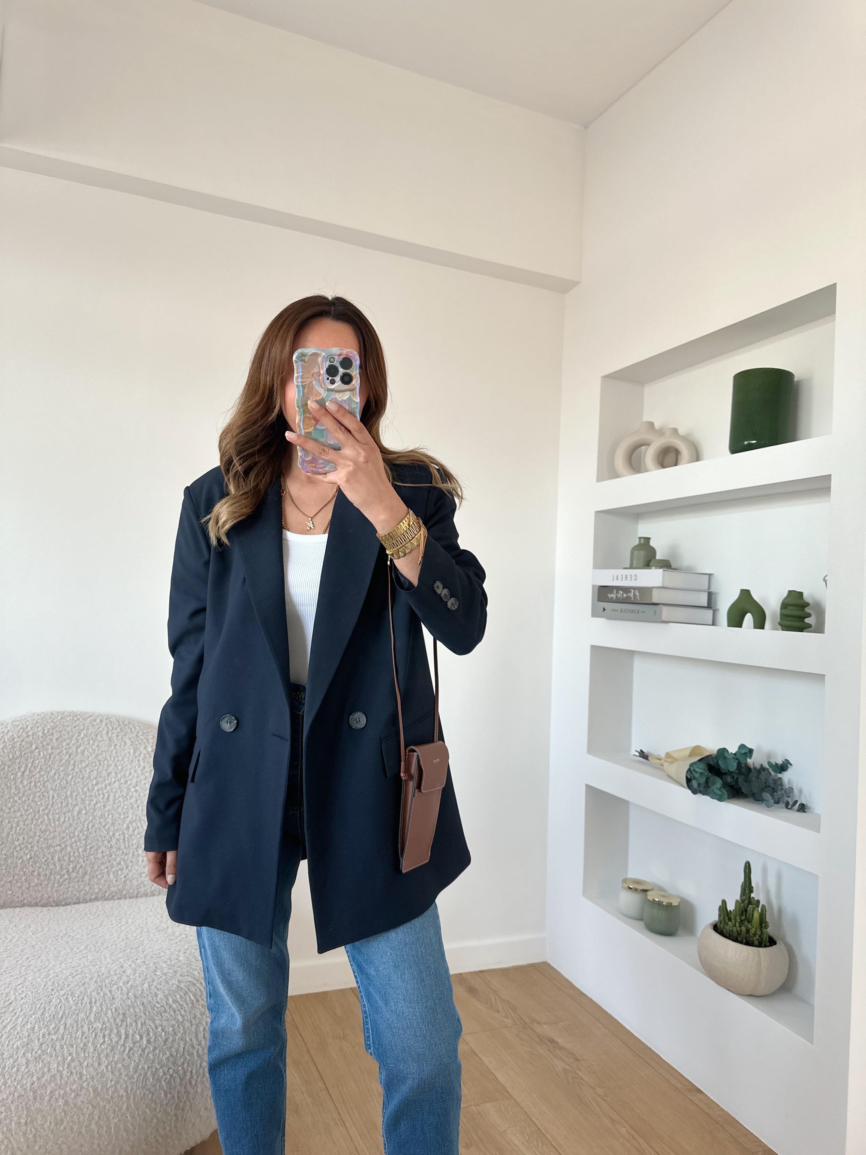 LACİVERT ASTARLI OVERSIZE PREMIUM BLAZER CEKET