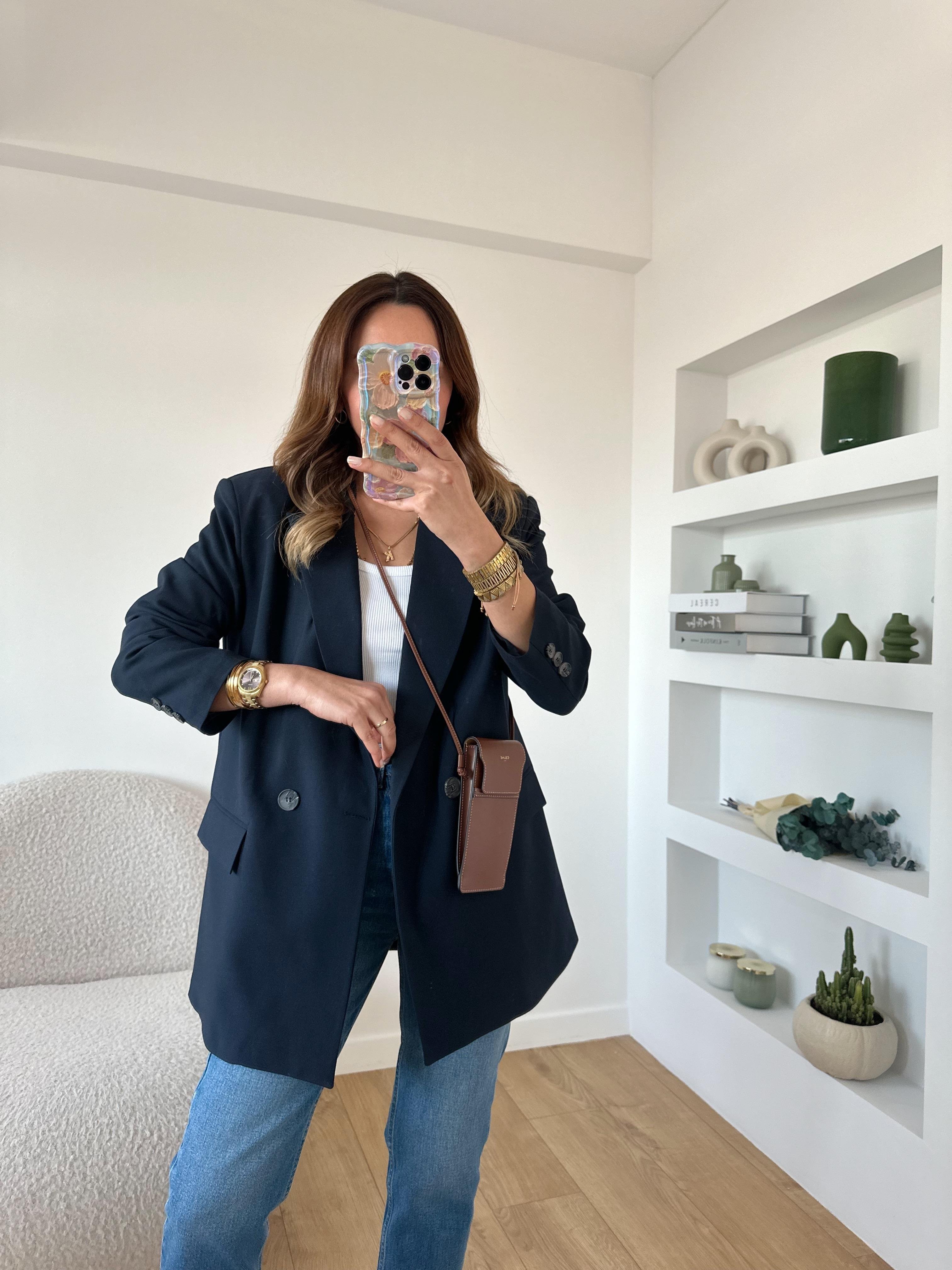 LACİVERT ASTARLI OVERSIZE PREMIUM BLAZER CEKET