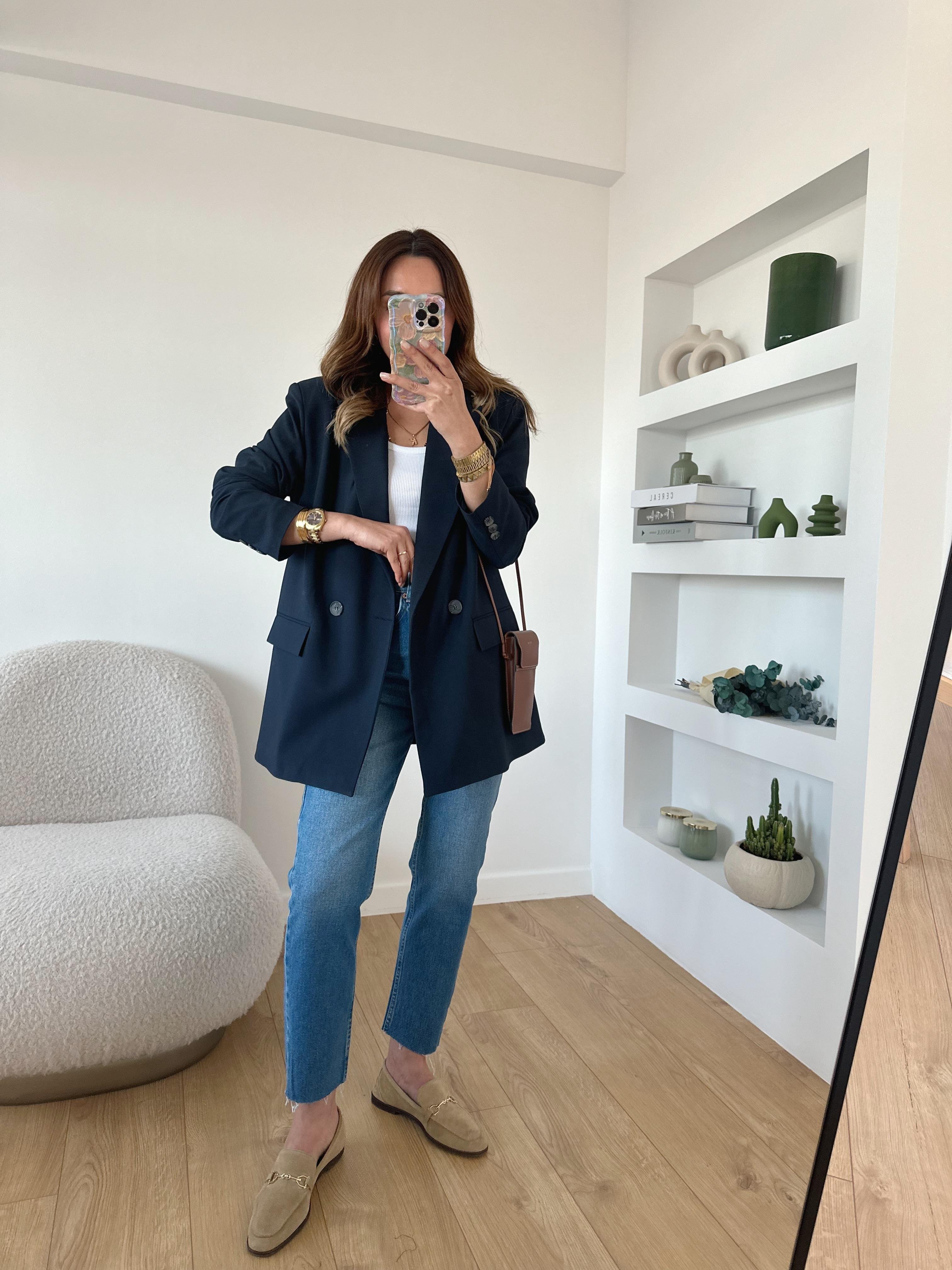 LACİVERT ASTARLI OVERSIZE PREMIUM BLAZER CEKET