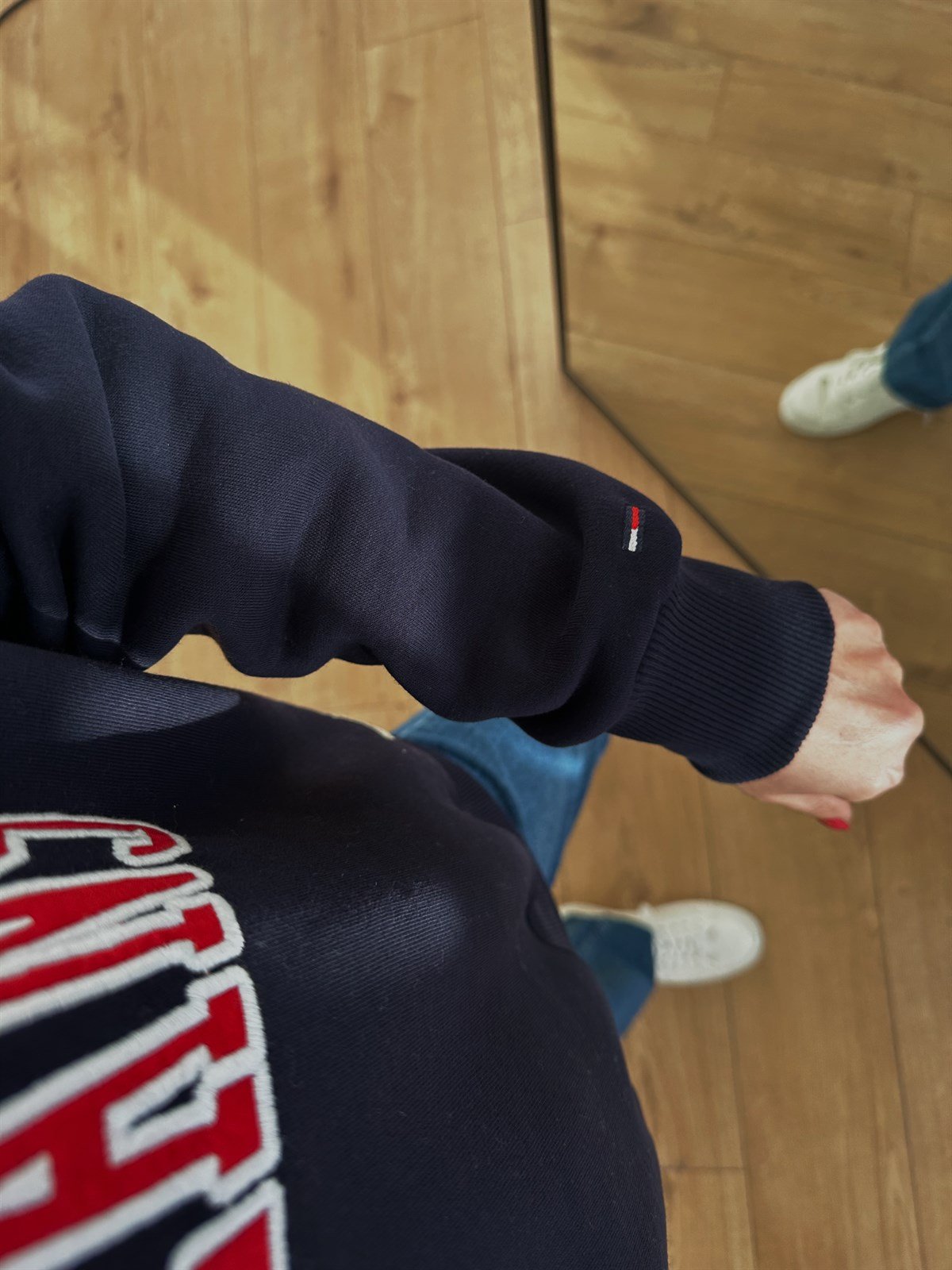 LACİVERT KALIN ŞARDONLU SWEAT 