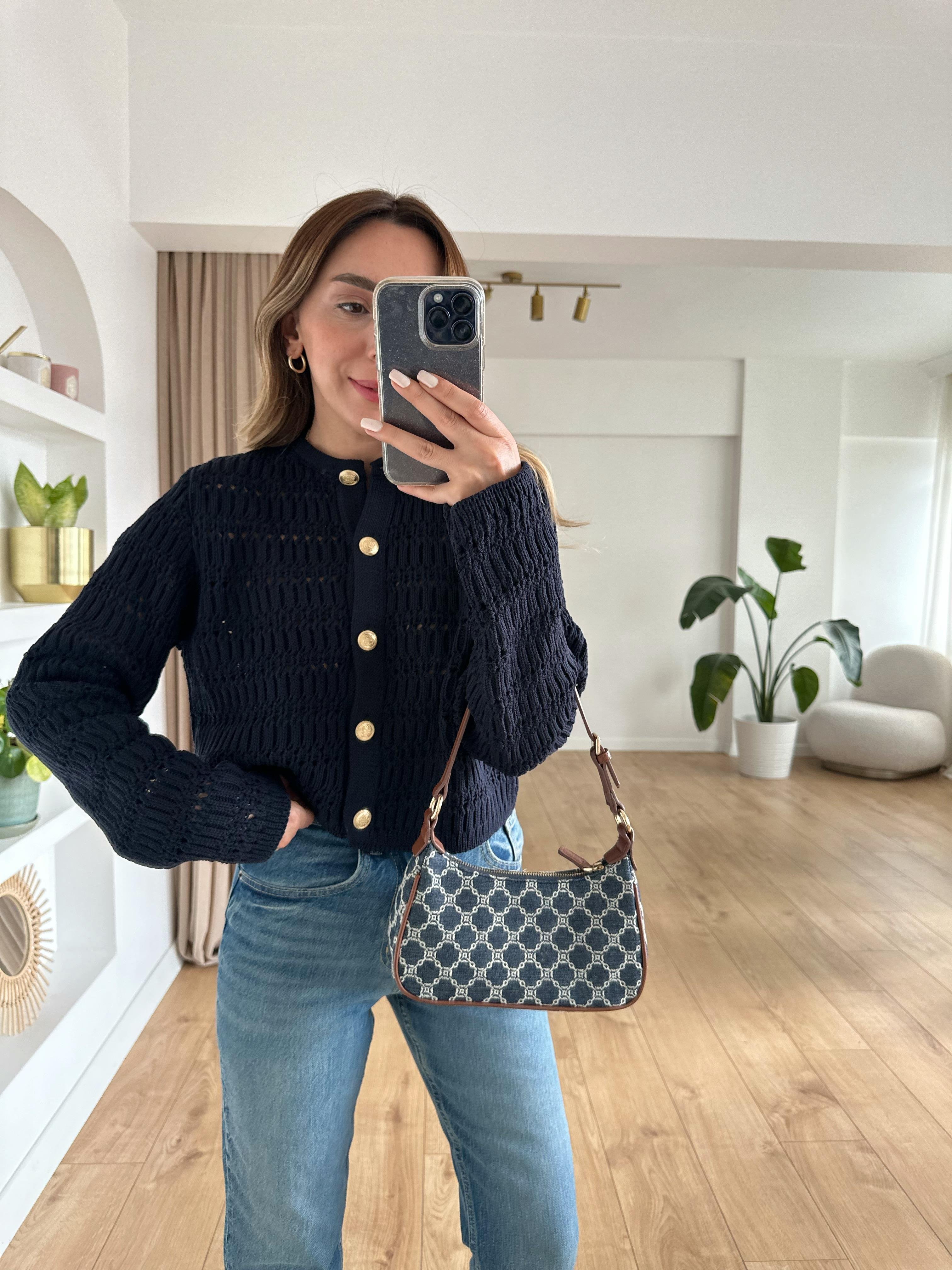 LACİVERT PREMIUM TRİKO HIRKA 