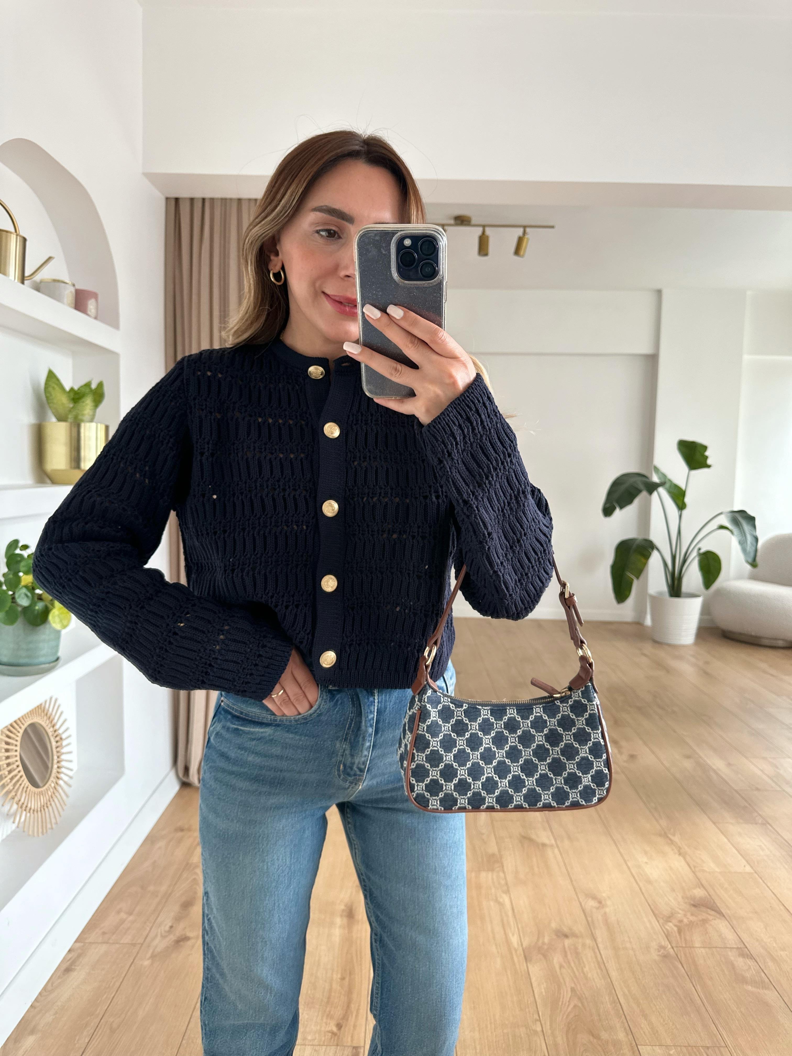 LACİVERT PREMIUM TRİKO HIRKA 