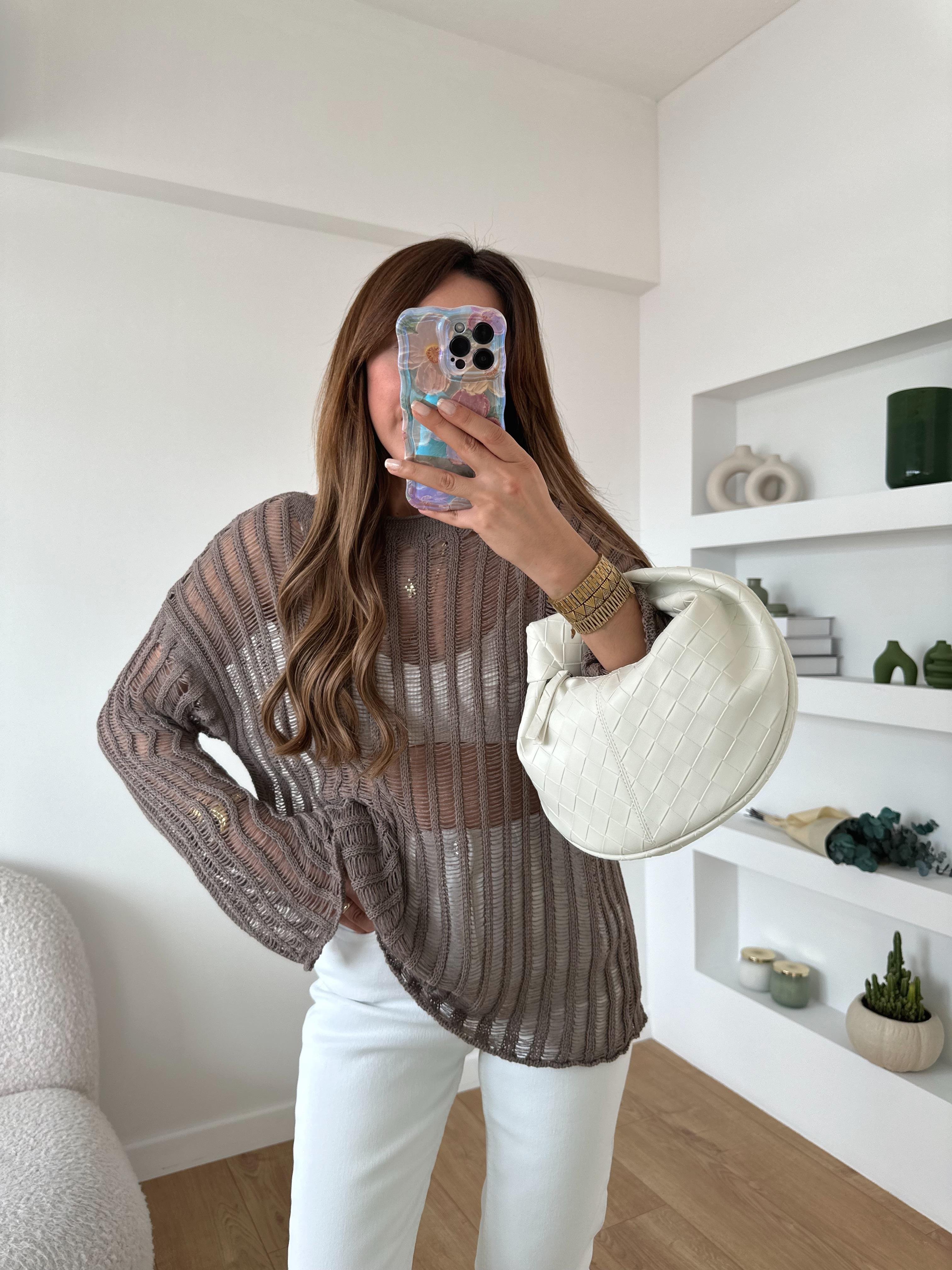 LINE KAHVE AJURLU SALAŞ TRİKO
