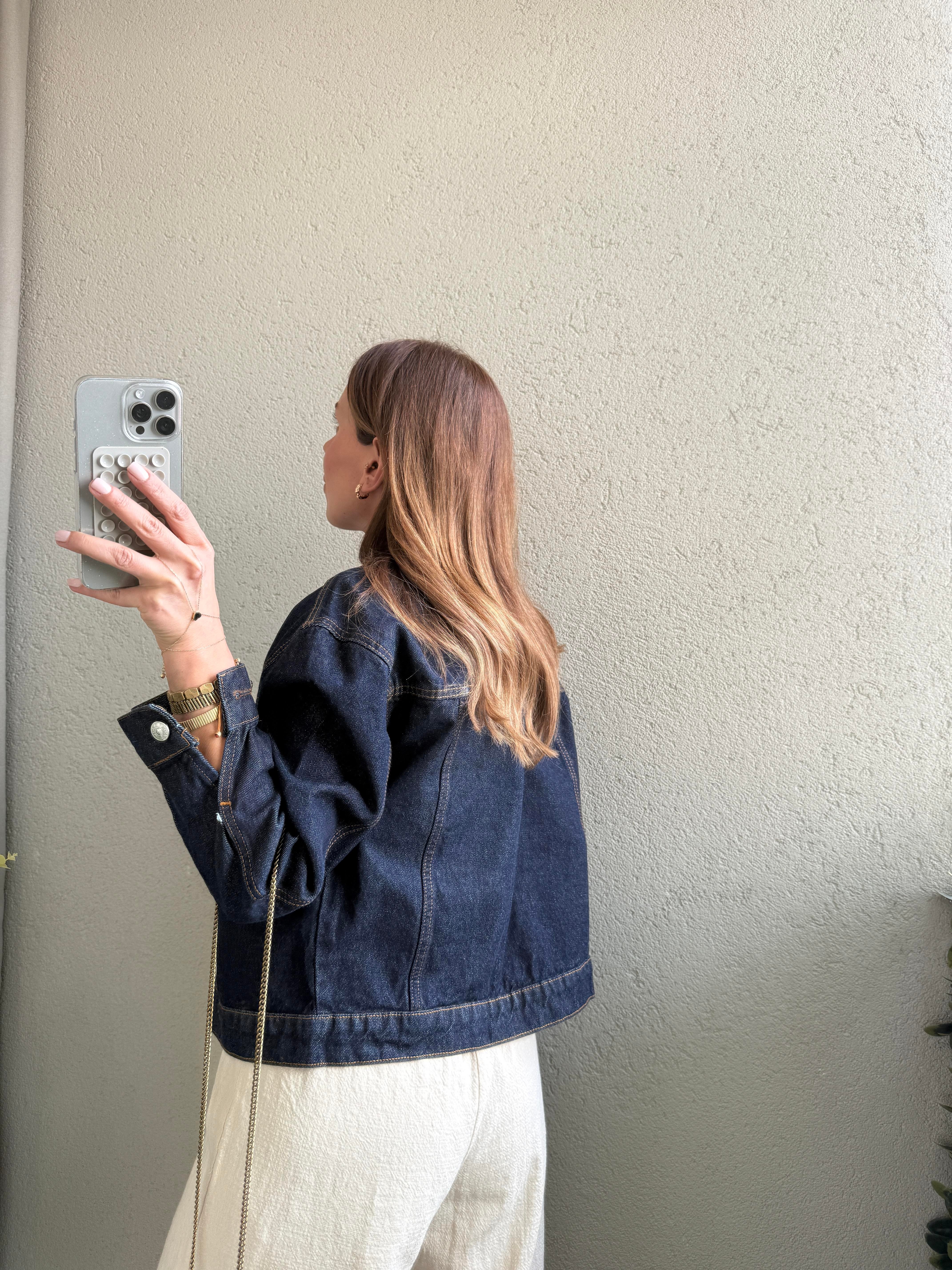 Low 0361 Kısa Denim Ceket