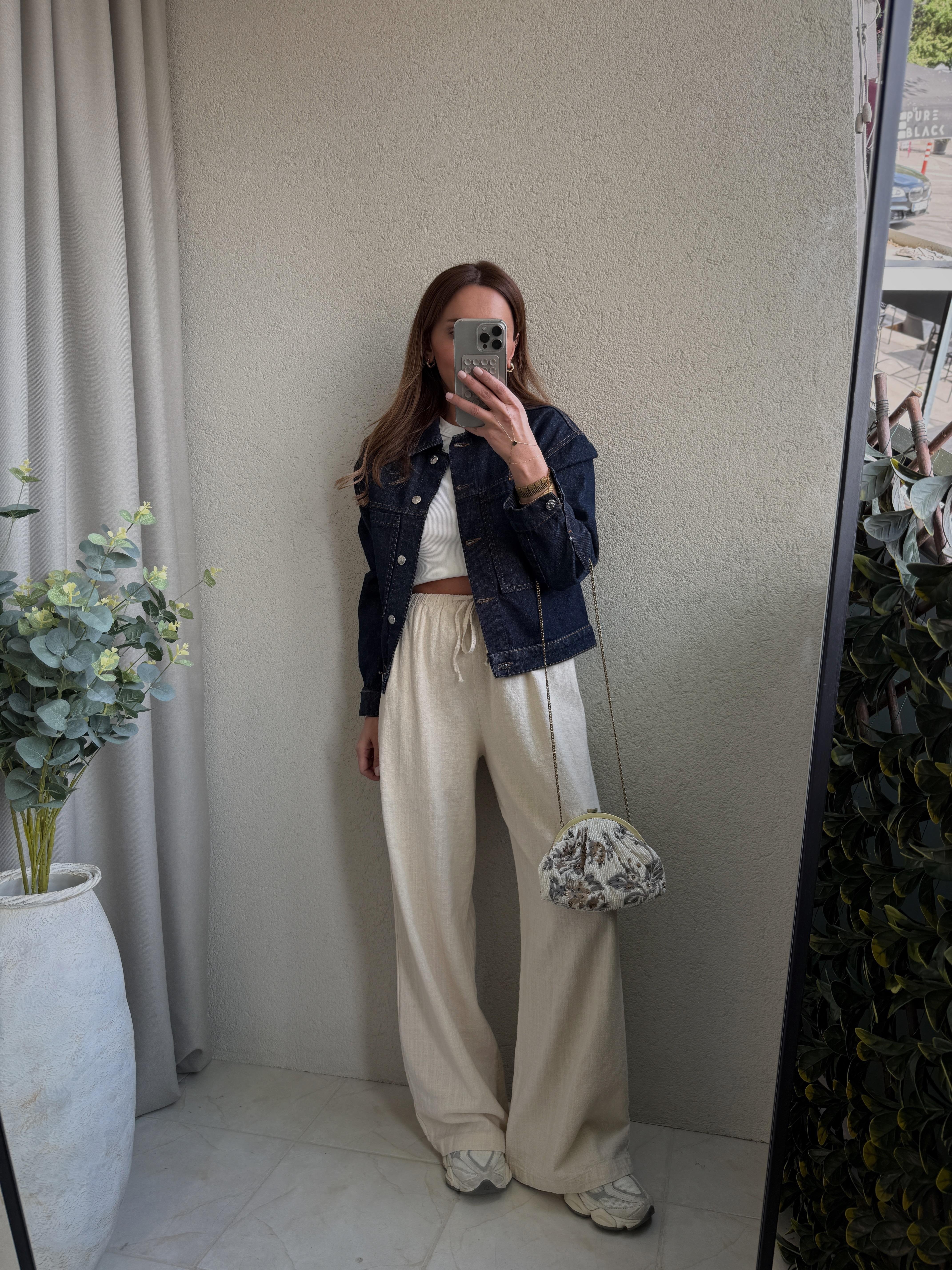 Low 0361 Kısa Denim Ceket