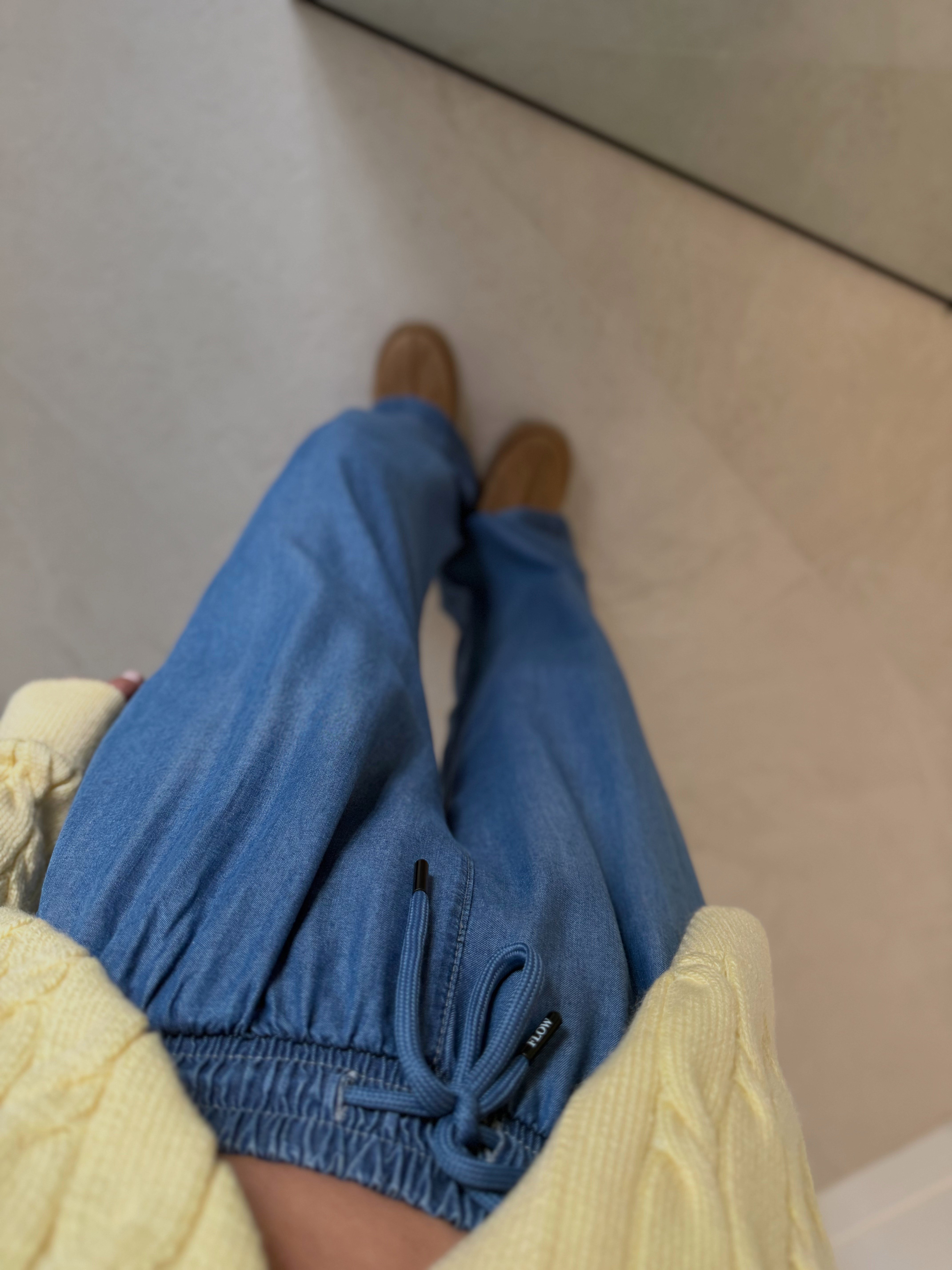 Low 1037 Mavi Tensel Pantolon