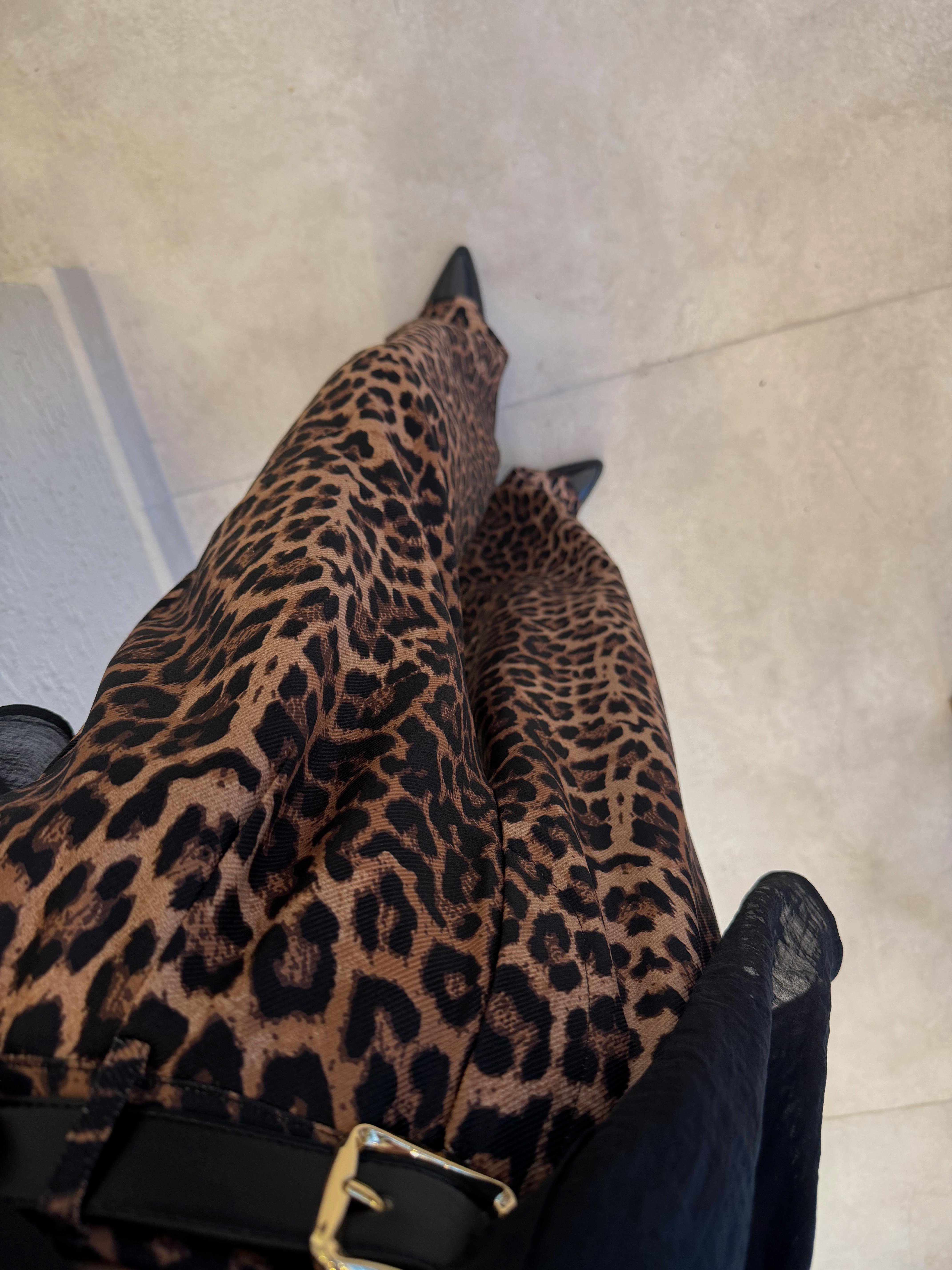 Low 1680 Leopar Pantolon
