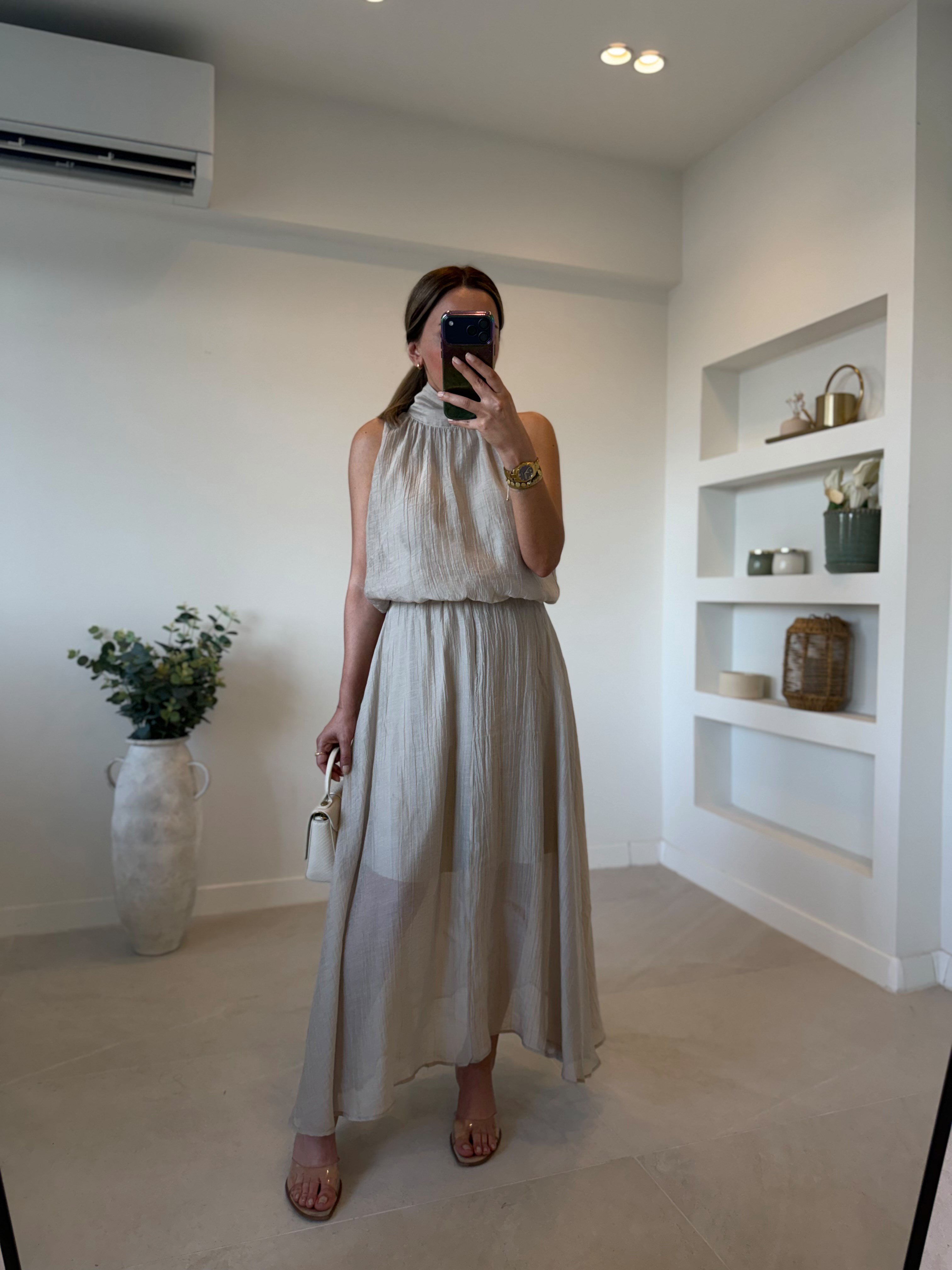 Low 7364 Bej Etek Bluz Takım