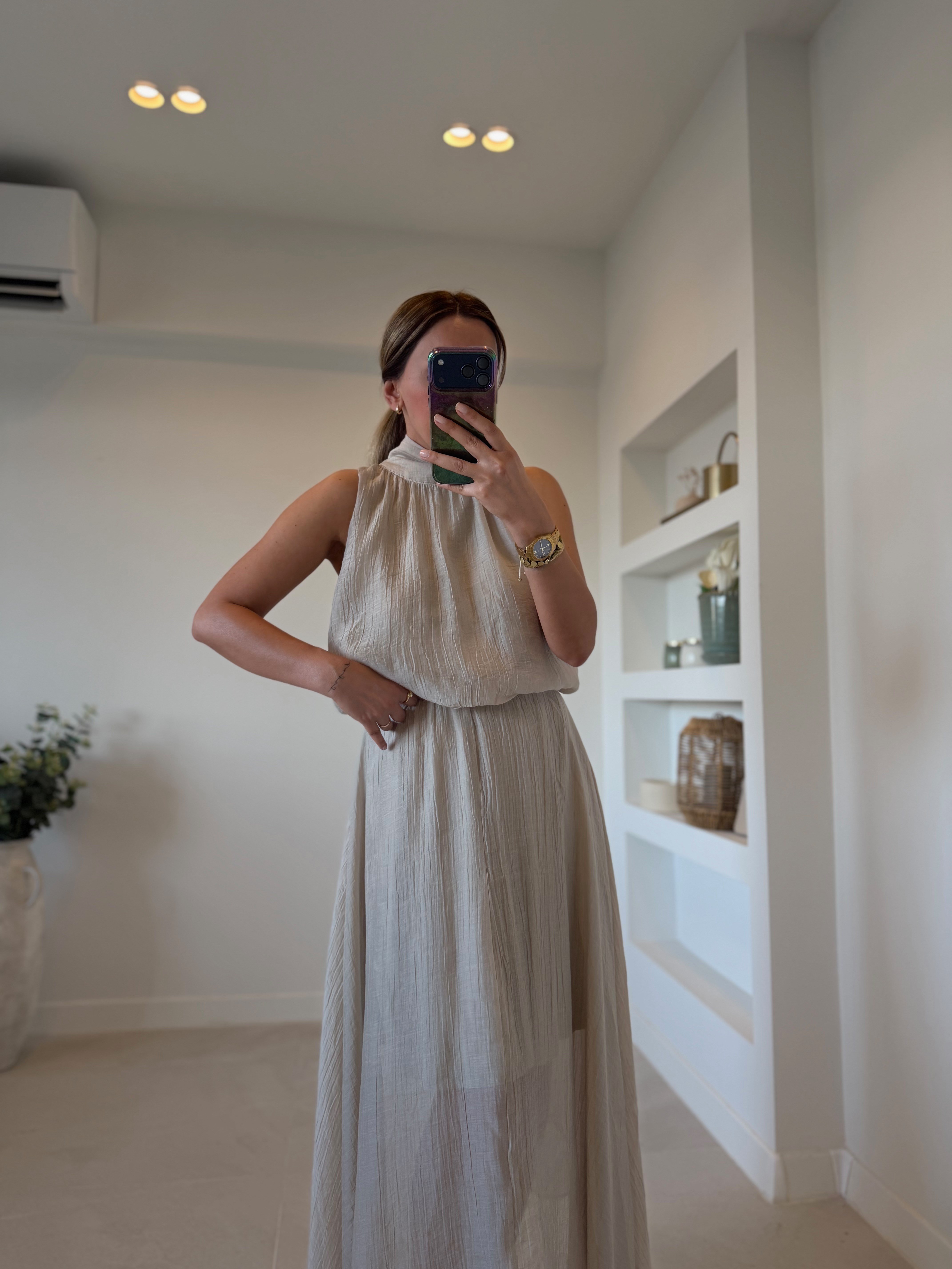 Low 7364 Bej Etek Bluz Takım
