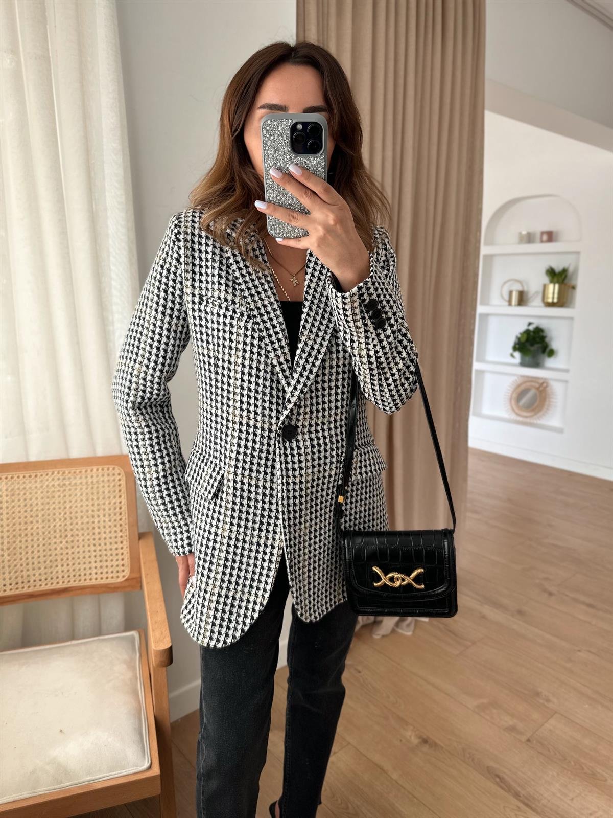 LOW KAZAYAĞI ASTARLI BLAZER CEKET
