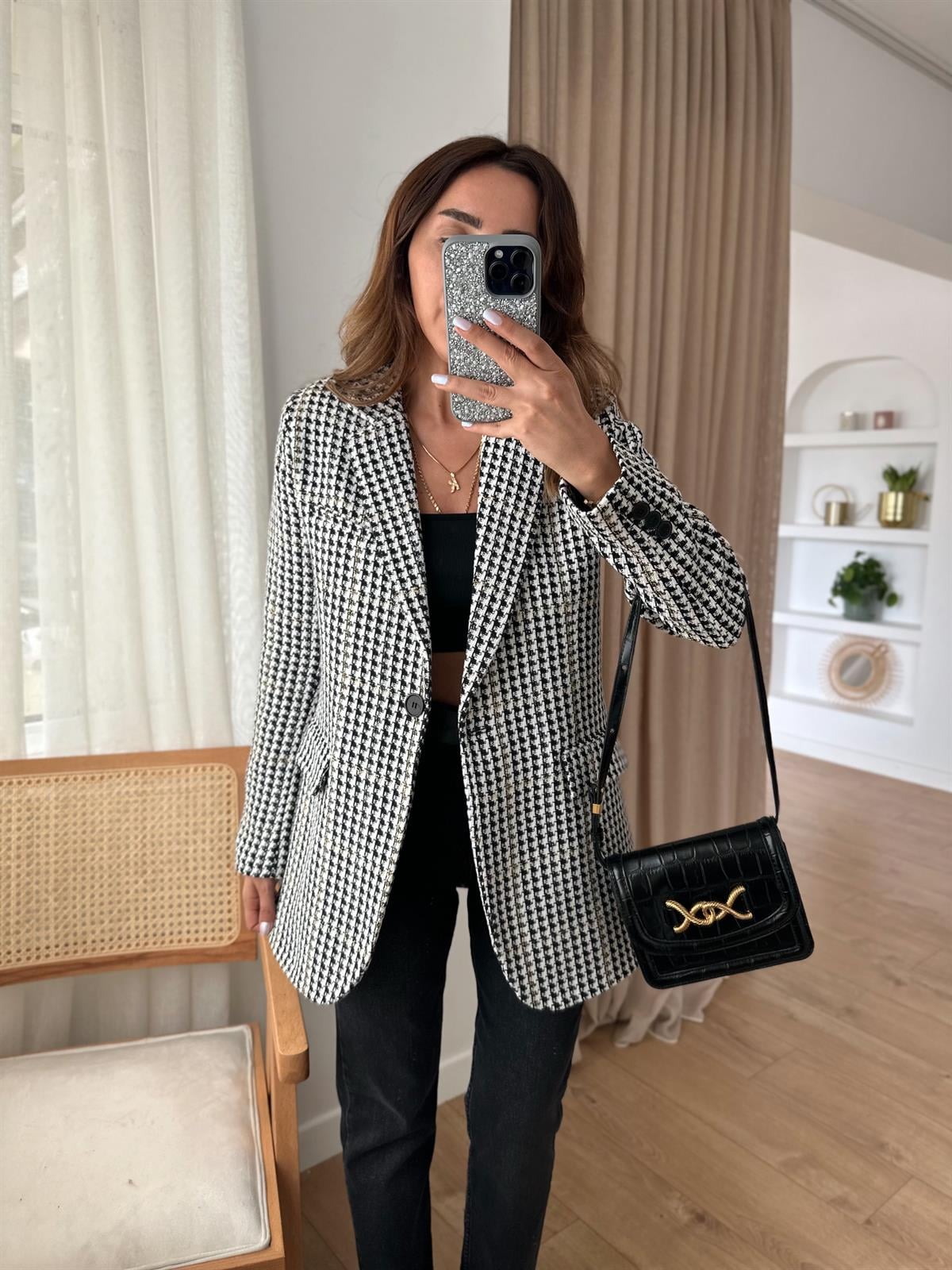 LOW KAZAYAĞI ASTARLI BLAZER CEKET