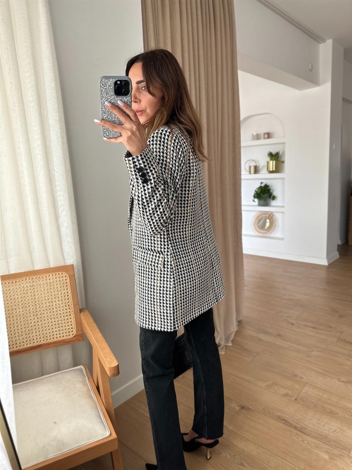 LOW KAZAYAĞI ASTARLI BLAZER CEKET