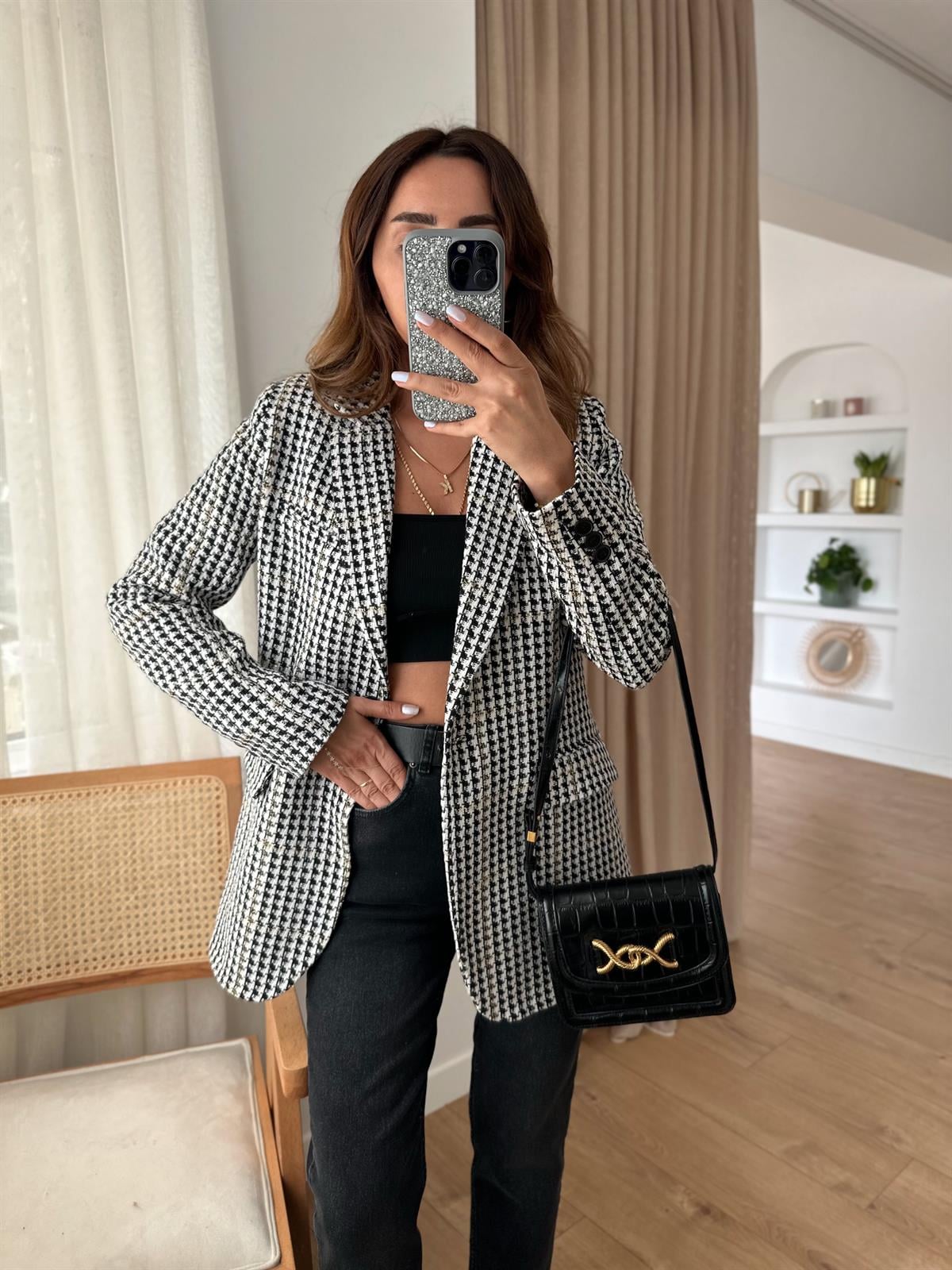 LOW KAZAYAĞI ASTARLI BLAZER CEKET