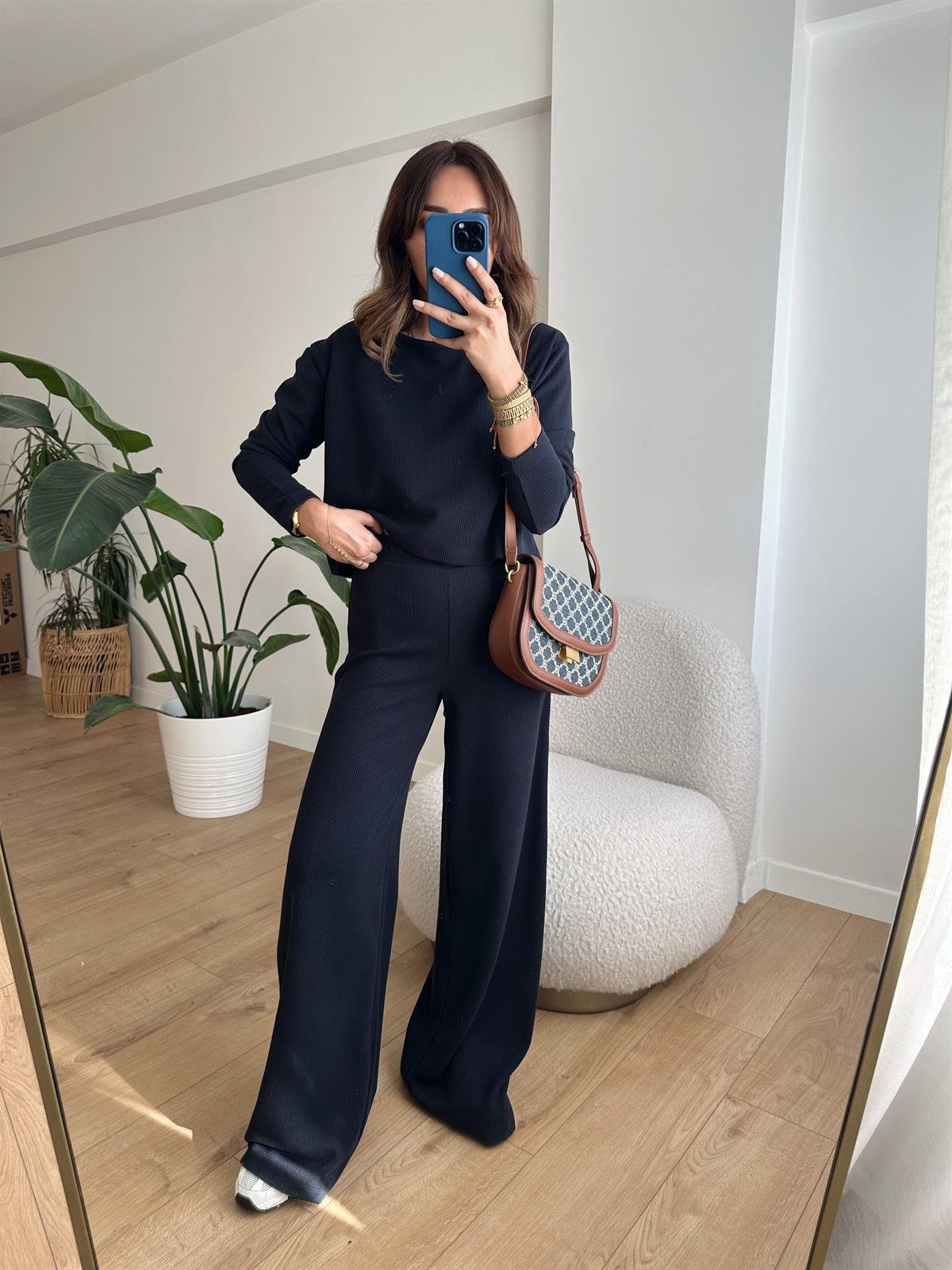 LOW LACİVERT FİTİLLİ TAKIM 