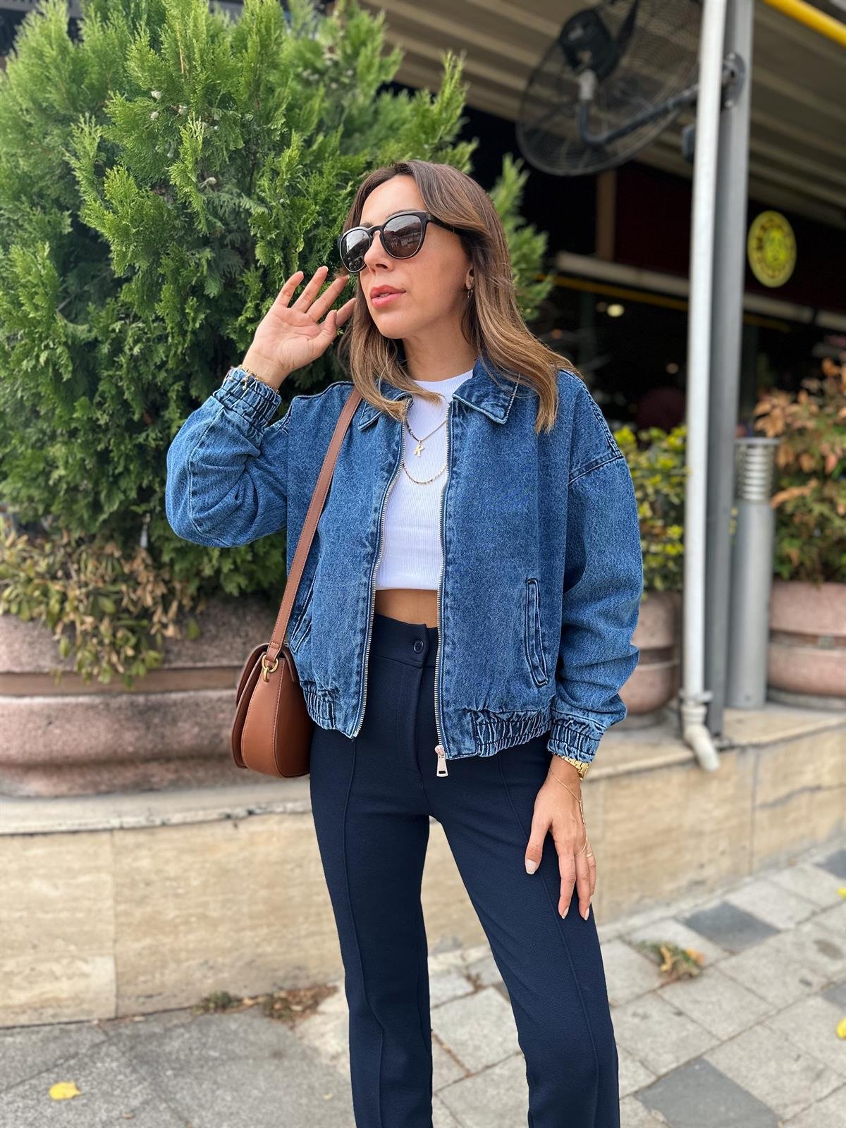 MASSMO MODEL JEAN BOMBER CEKET