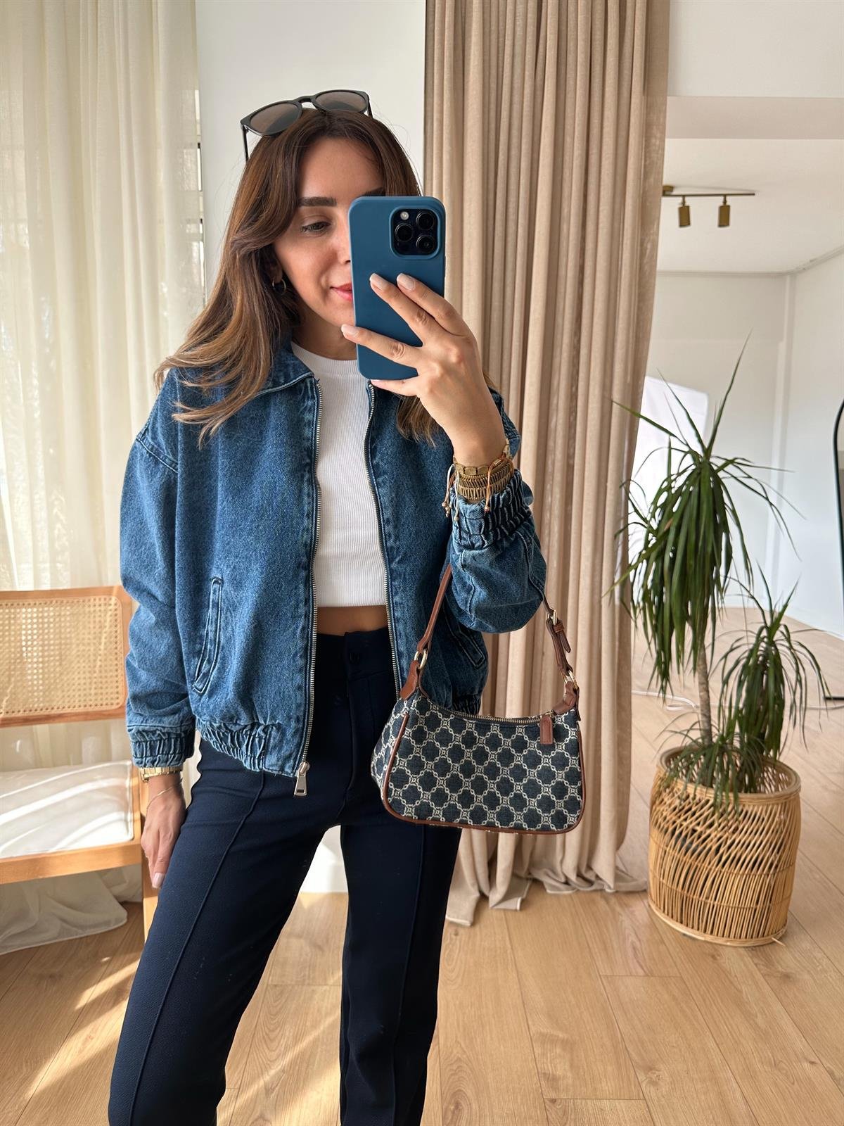 MASSMO MODEL JEAN BOMBER CEKET