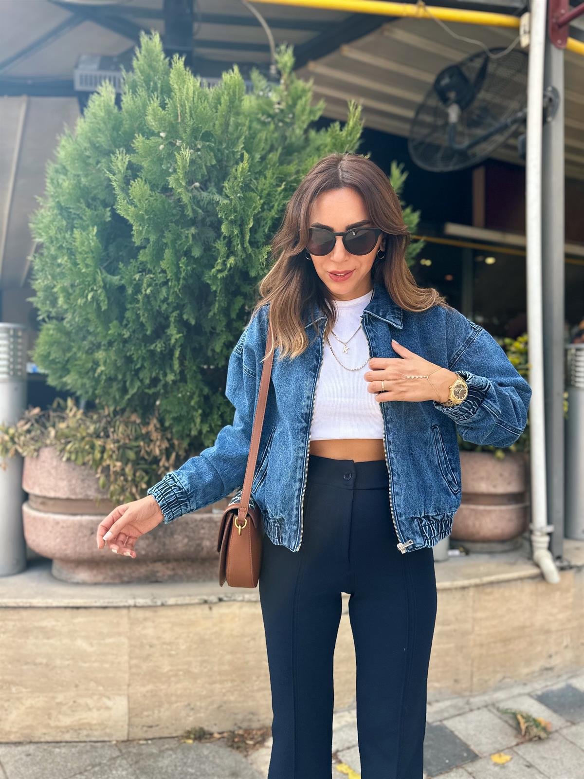 MASSMO MODEL JEAN BOMBER CEKET