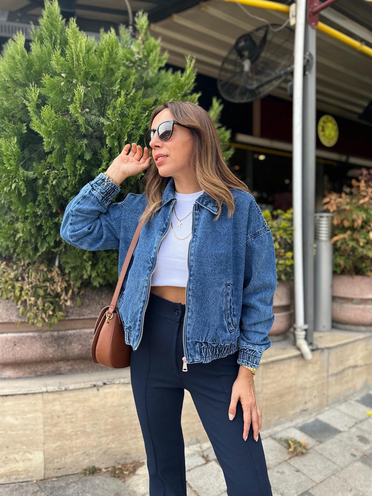 MASSMO MODEL JEAN BOMBER CEKET