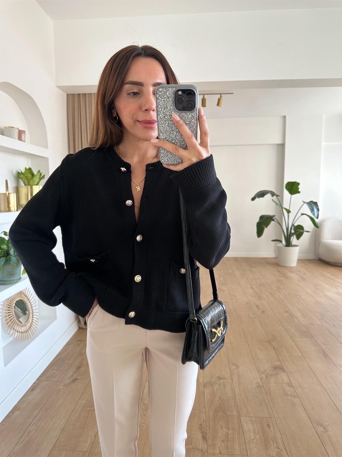 MASSMO MODEL SİYAH PREMIUM HIRKA