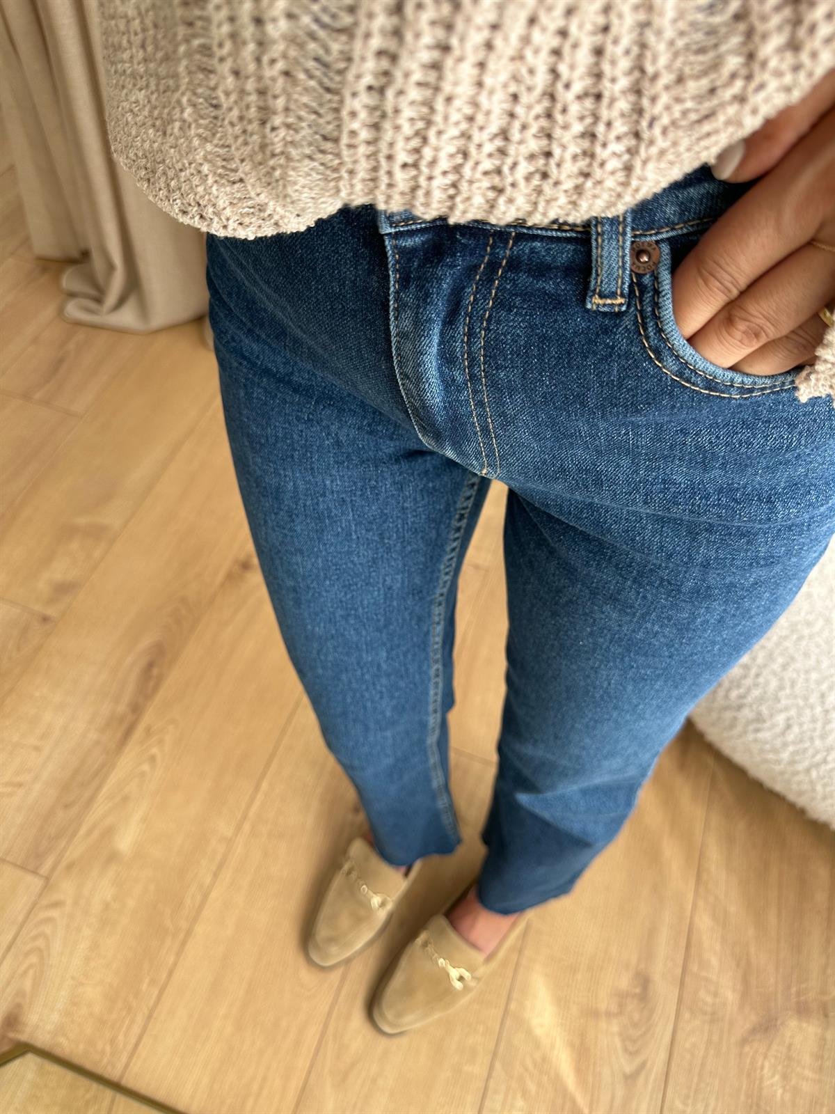 MAVİ FLARE JEAN