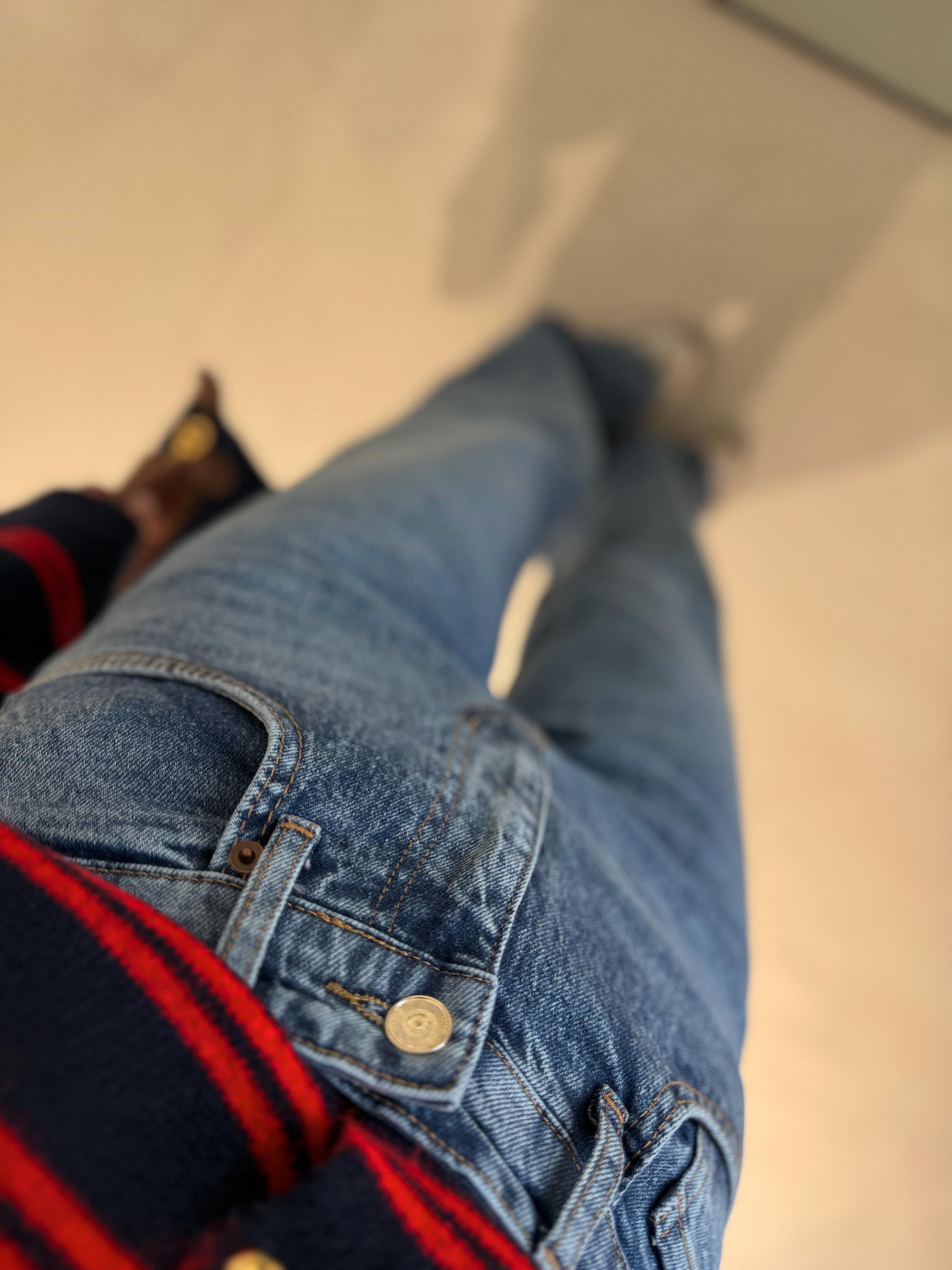 MD Muadil Koyu Açık Mavi Wide Leg Jean