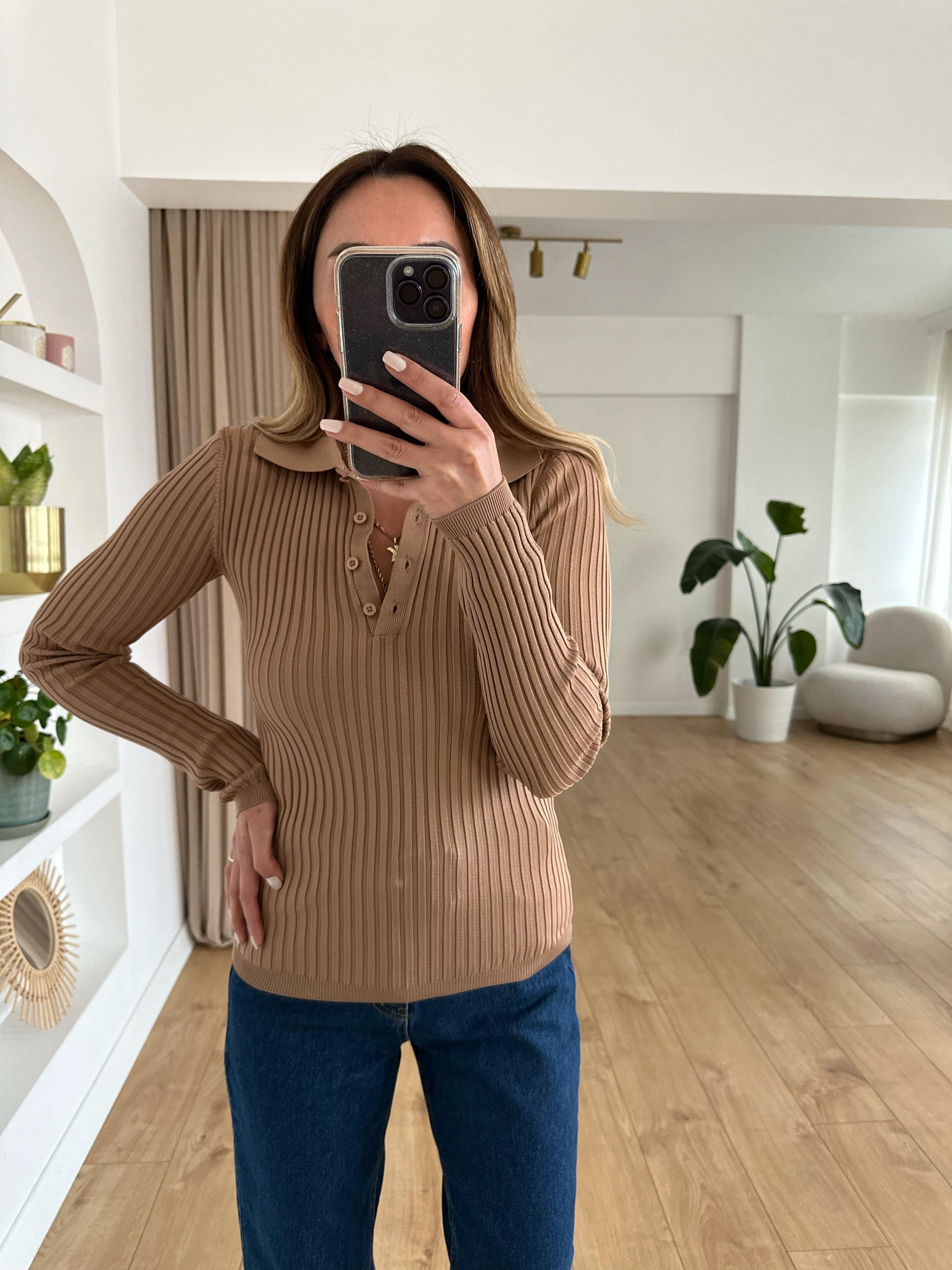 MD TABA  POLO YAKA FİTİLLİ TRİKO